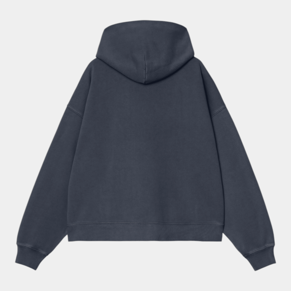 CARHARTT WIP - Carhartt Wip Felpa W' Benton con cappuccio - Carbone/5 - Hubert Humangoods