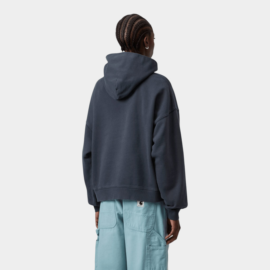 CARHARTT WIP - Carhartt Wip Felpa W' Benton con cappuccio - Carbone/3 - Hubert Humangoods