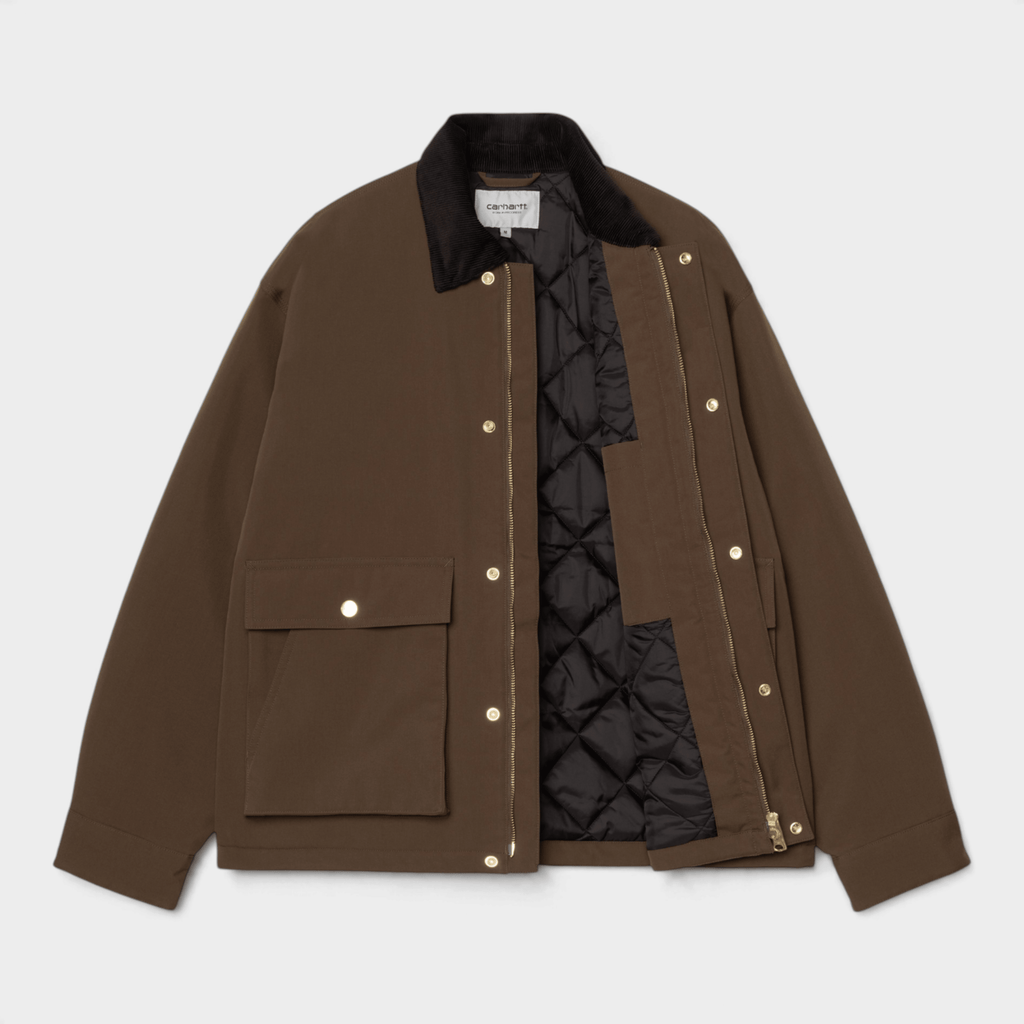 CARHARTT WIP - Carhartt Wip Giacca Quentin in cotone idrorepellente - Tabacco/7 - Hubert Humangoods