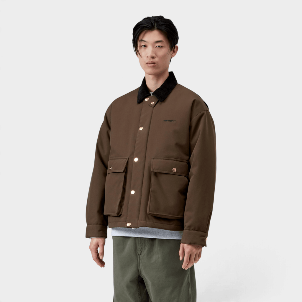 CARHARTT WIP - Carhartt Wip Giacca Quentin in cotone idrorepellente - Tabacco/4 - Hubert Humangoods