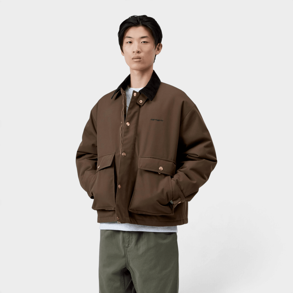 CARHARTT WIP - Carhartt Wip Giacca Quentin in cotone idrorepellente - Tabacco/2 - Hubert Humangoods