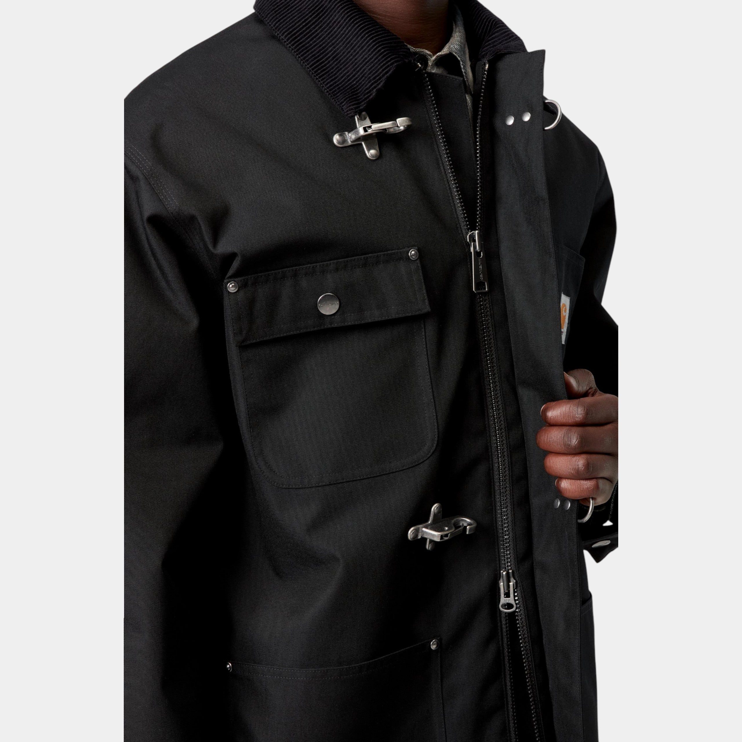 CARHARTT WIP - Carhartt Wip Giubbino Adair - Nero/5 - Hubert Humangoods