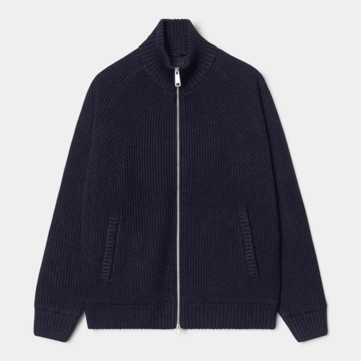 CARHARTT WIP - Carhartt Wip Giubbino Banley in maglia di lana - Blu/1 - Hubert Humangoods