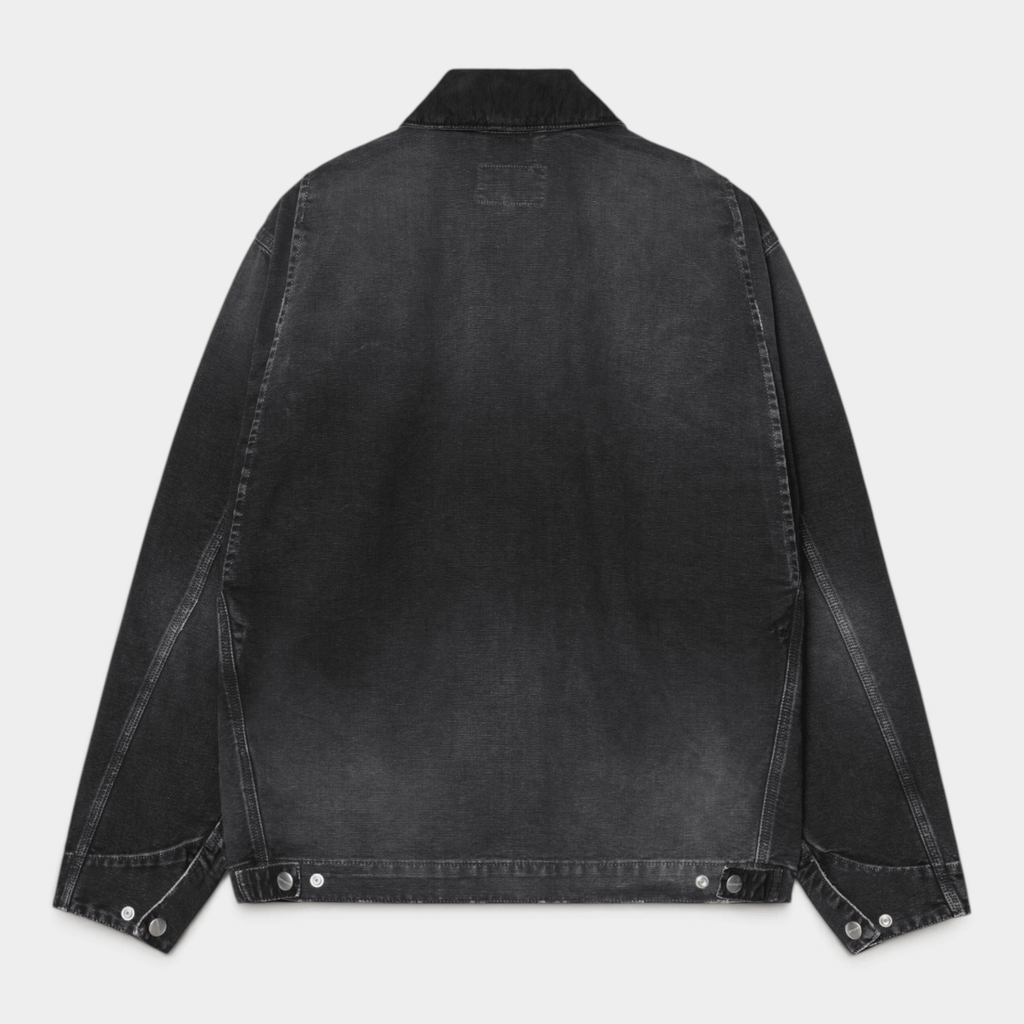 CARHARTT WIP - Carhartt Wip Giubbino Detroit effetto Destroy - Nero lavato/6 - Hubert Humangoods