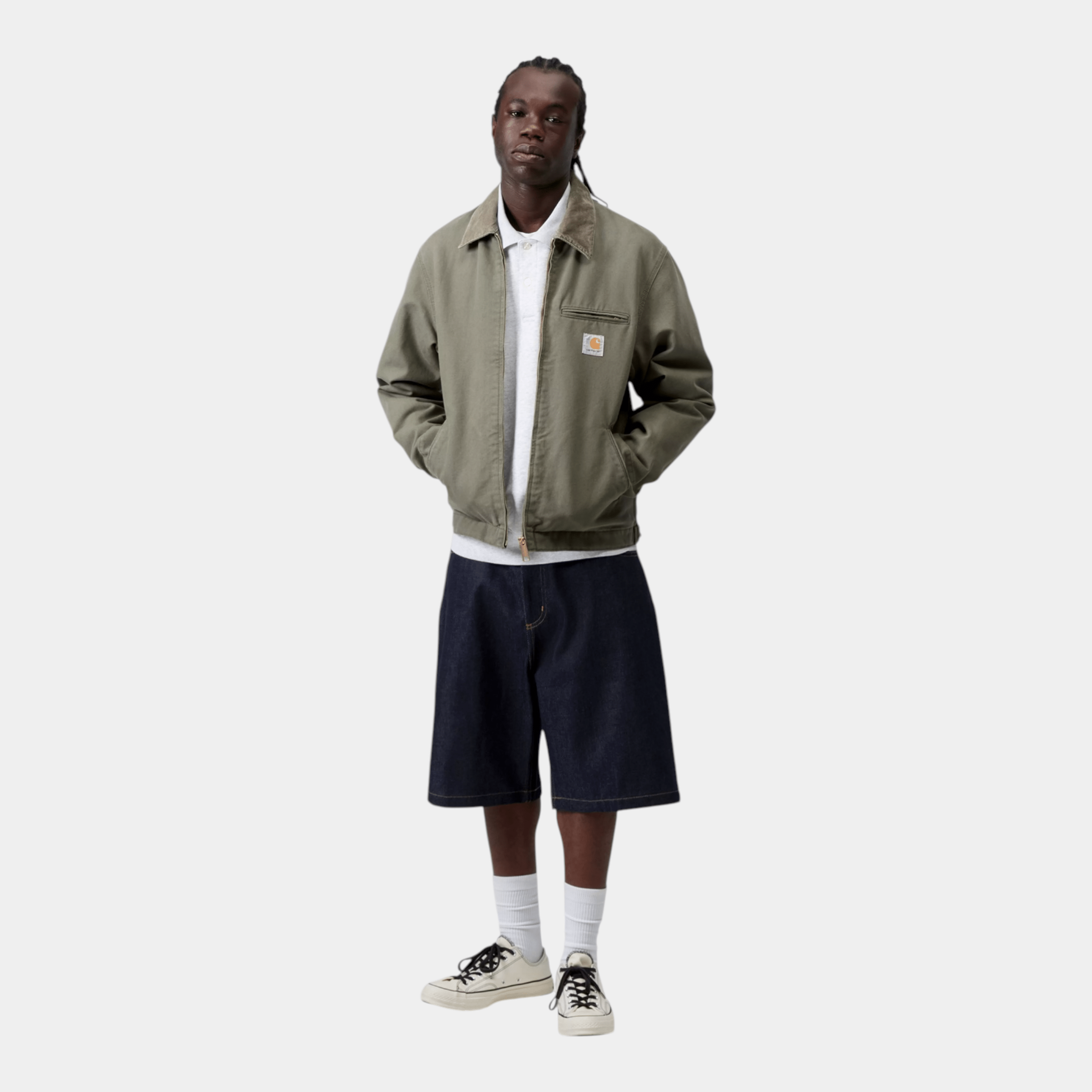 CARHARTT WIP - Carhartt Wip Giubbino Detroit - Verde/5 - Hubert Humangoods