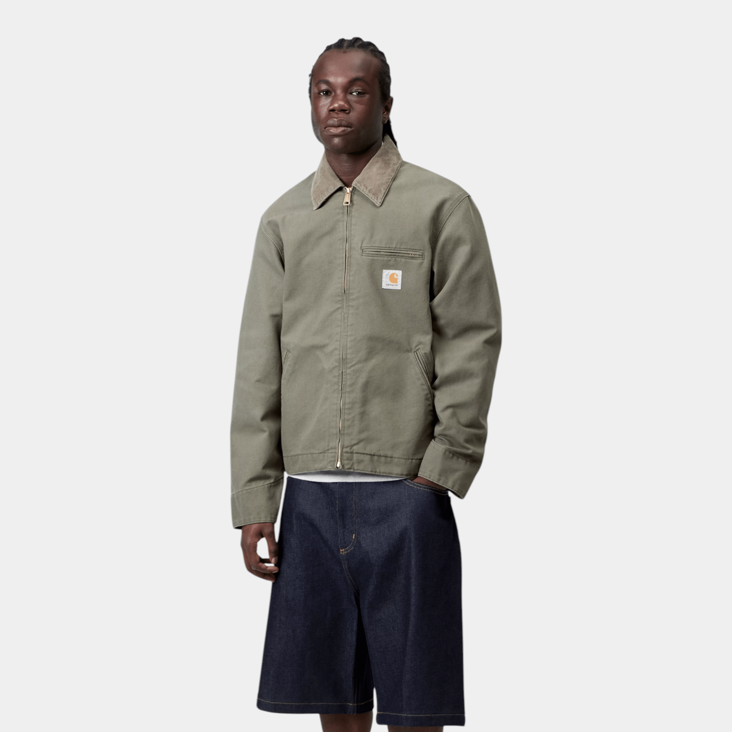 CARHARTT WIP - Carhartt Wip Giubbino Detroit - Verde/4 - Hubert Humangoods