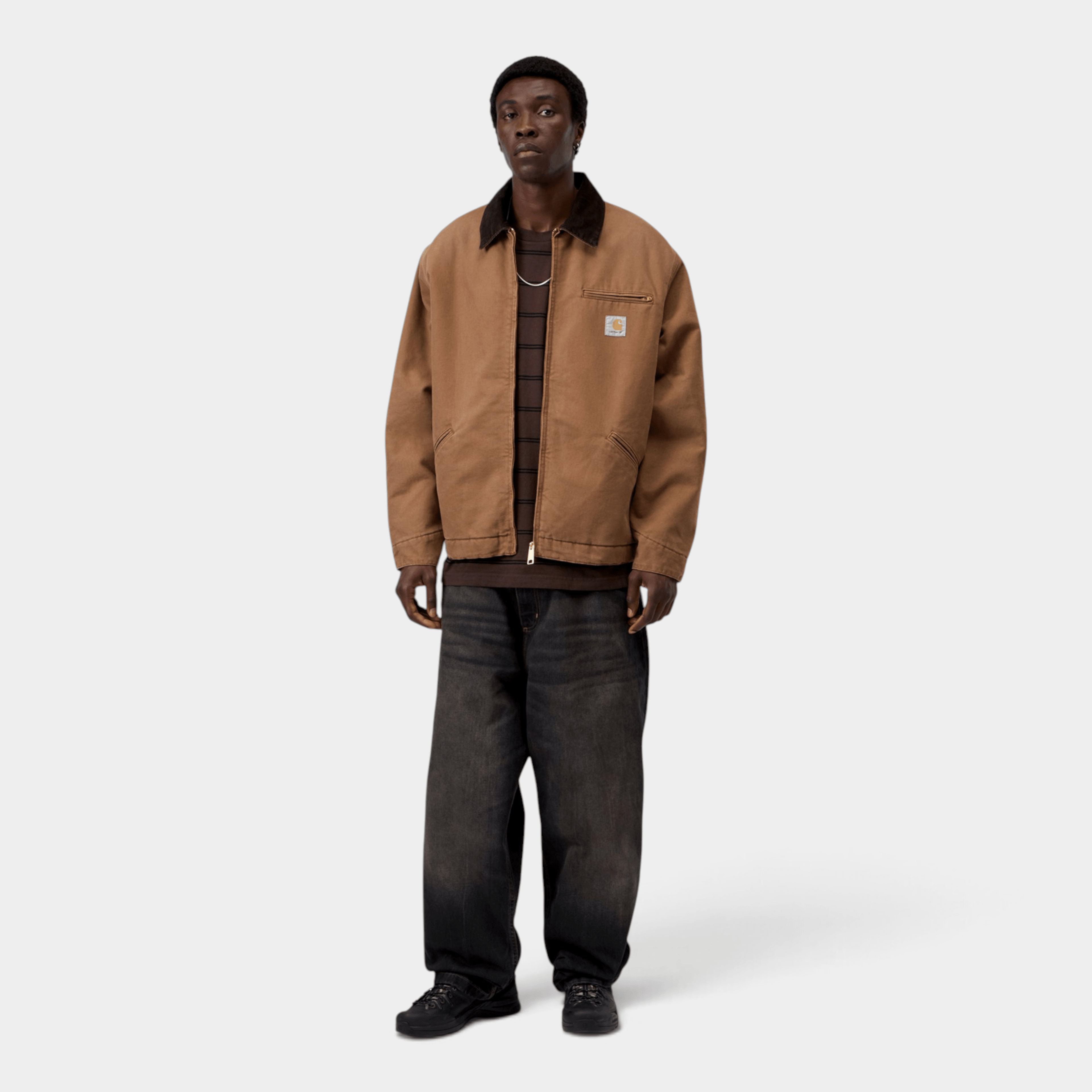 CARHARTT WIP - Carhartt Wip Giubbino OG Detroit imbottito - Tabacco washed/3 - Hubert Humangoods