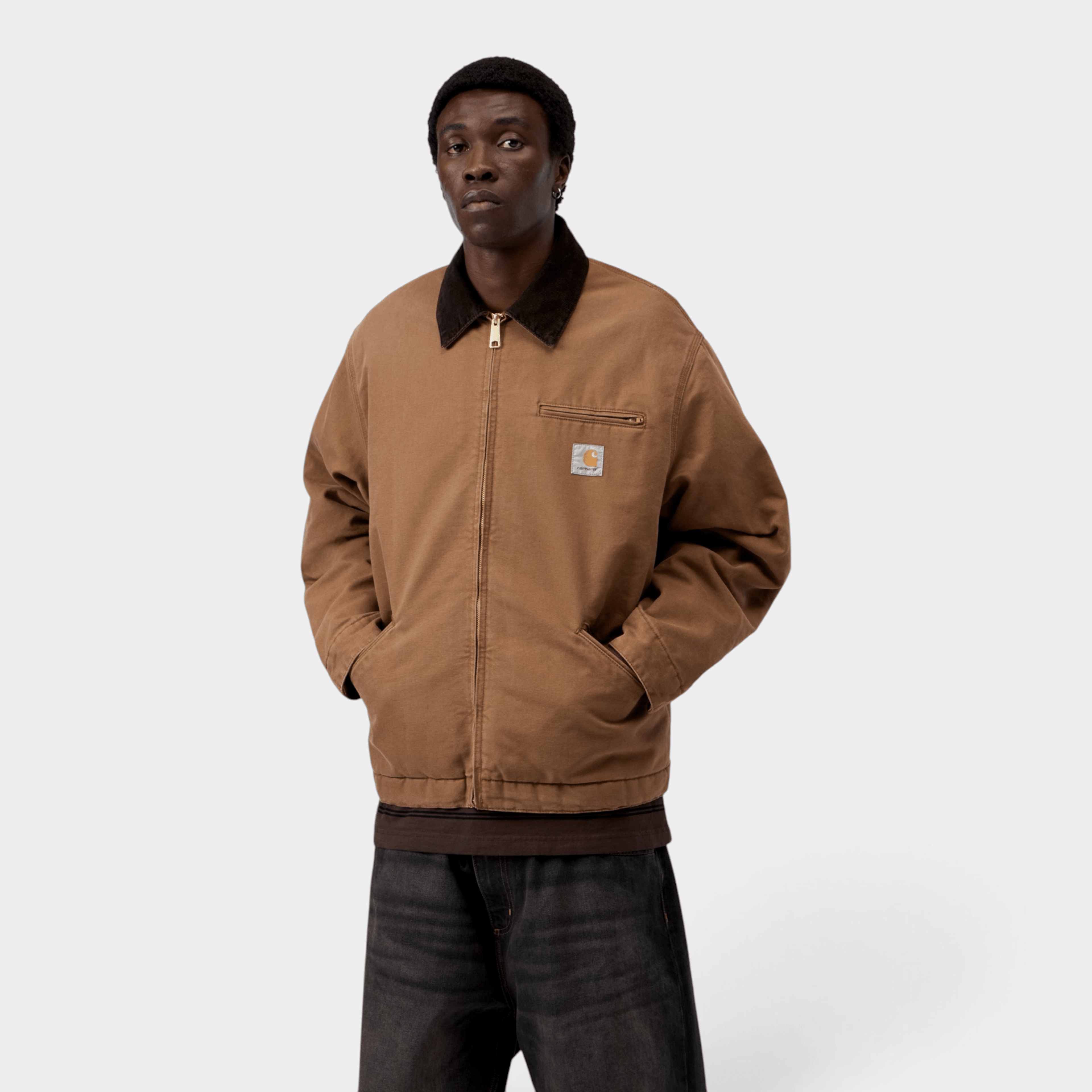 CARHARTT WIP - Carhartt Wip Giubbino OG Detroit imbottito - Tabacco washed/4 - Hubert Humangoods
