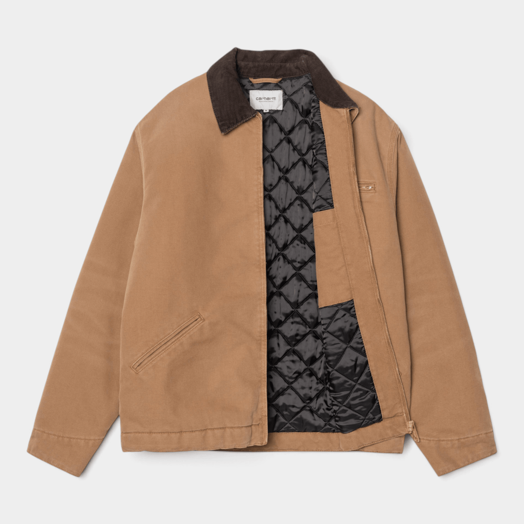 CARHARTT WIP - Carhartt Wip Giubbino OG Detroit imbottito - Tabacco washed/7 - Hubert Humangoods