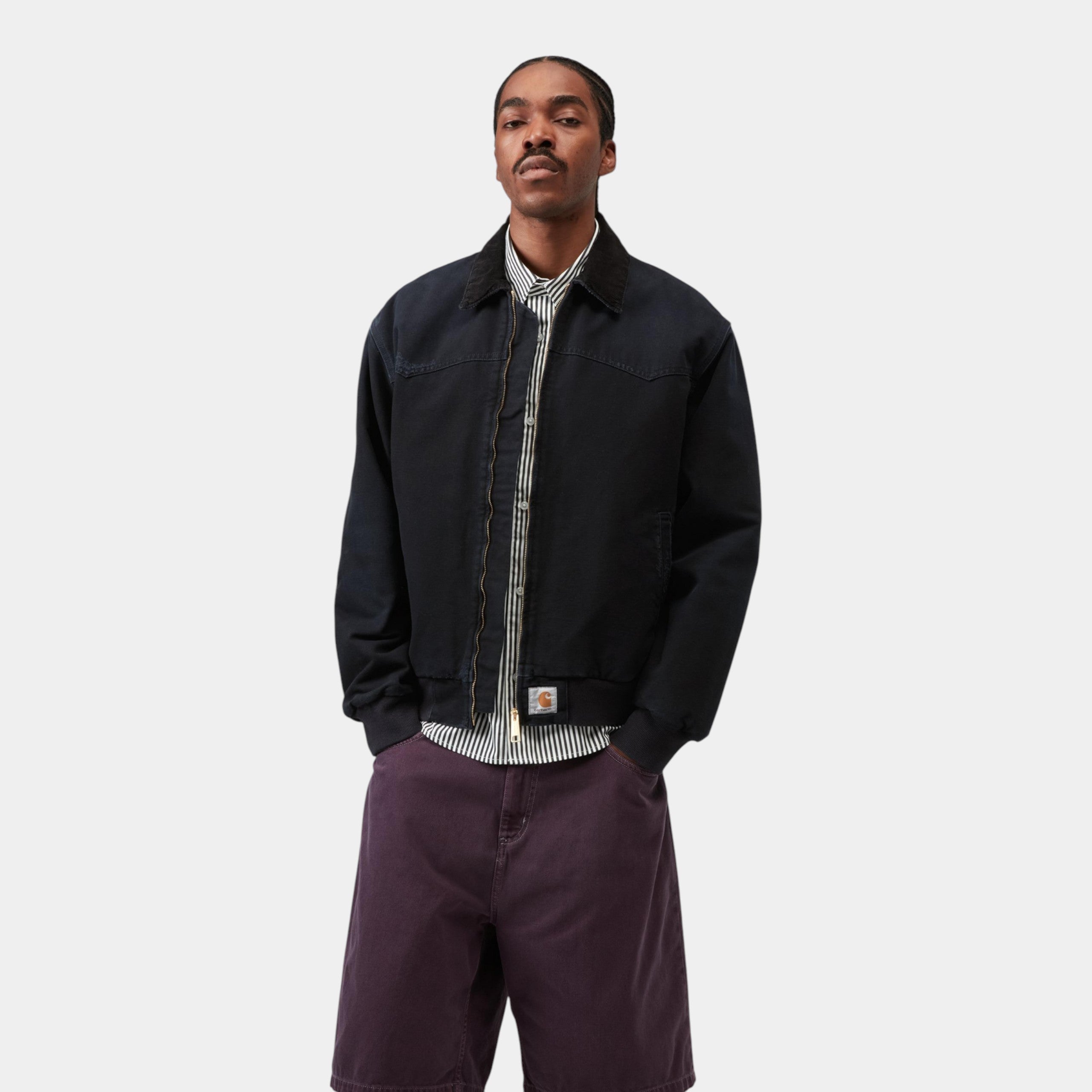 CARHARTT WIP - Carhartt Wip Giubbino OG Santa Fe - Nero/2 - Hubert Humangoods