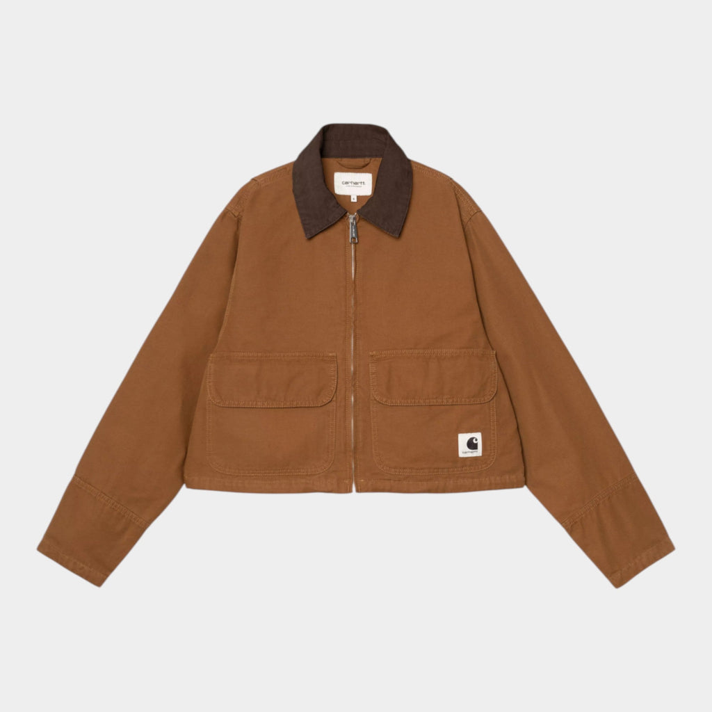CARHARTT WIP - Carhartt Wip Giubbino W Prescott - Marrone/1 - Hubert Humangoods