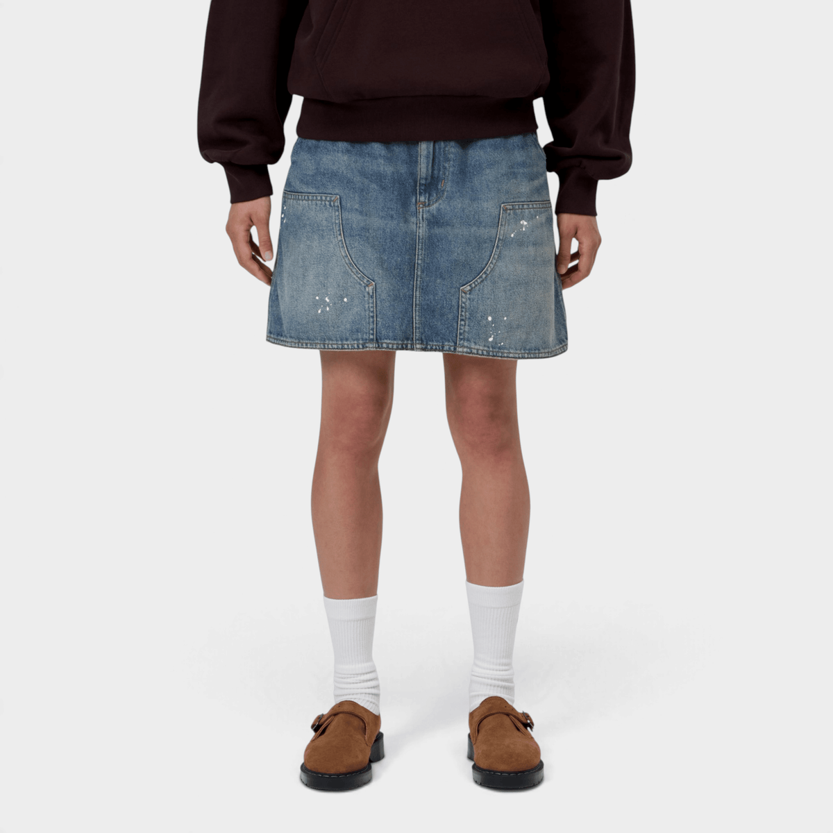 CARHARTT WIP - Carhartt Wip Gonna W' Maeve effetto splatter - Denim/2 - Hubert Humangoods