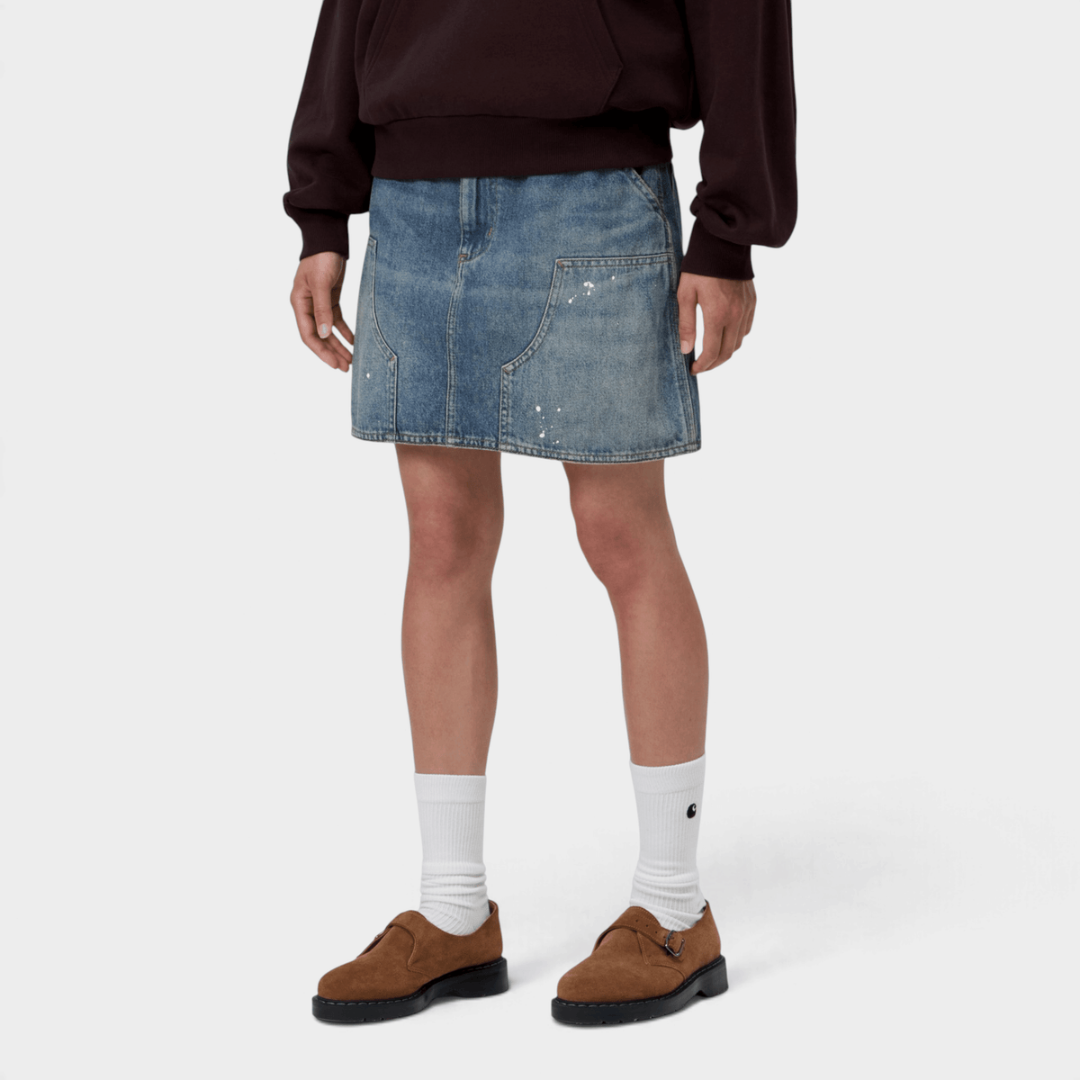 CARHARTT WIP - Carhartt Wip Gonna W' Maeve effetto splatter - Denim/4 - Hubert Humangoods