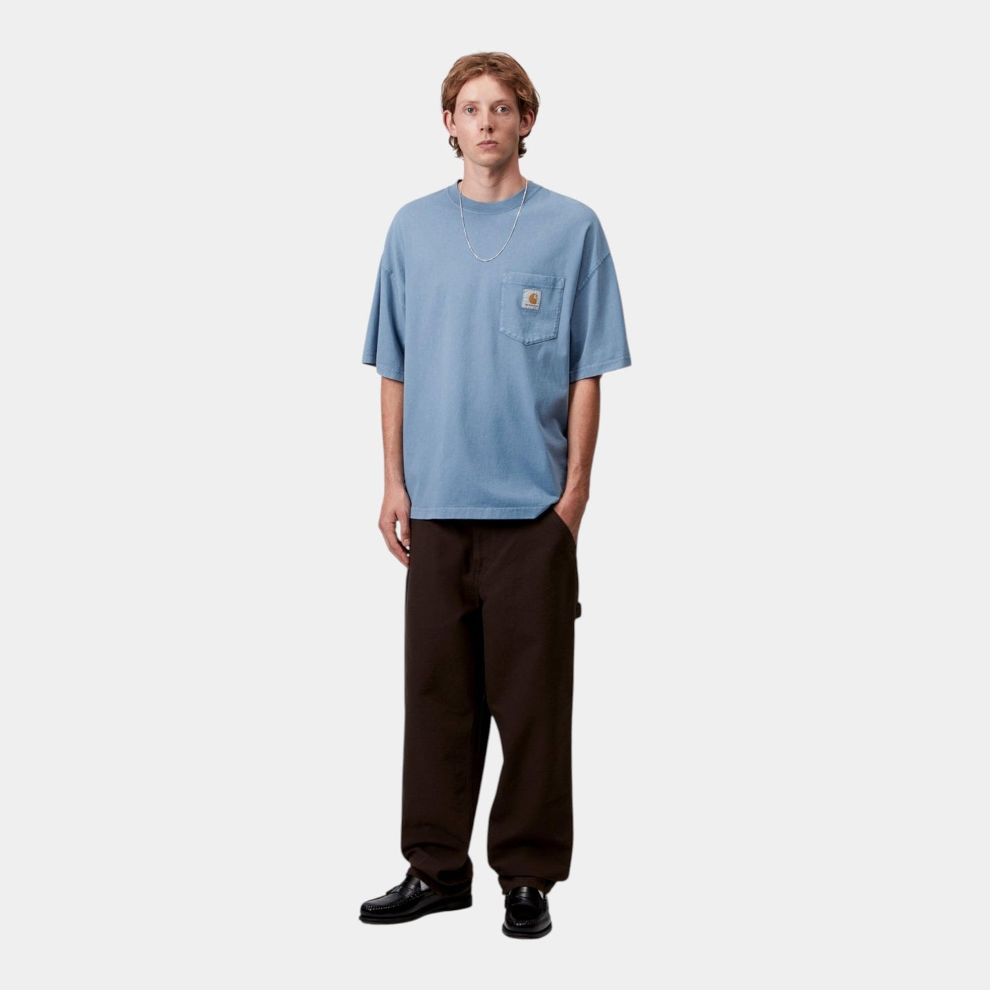 CARHARTT WIP Carhartt Wip Hudson Pocket T-shirt - Azzurro - Hubert Humangoods