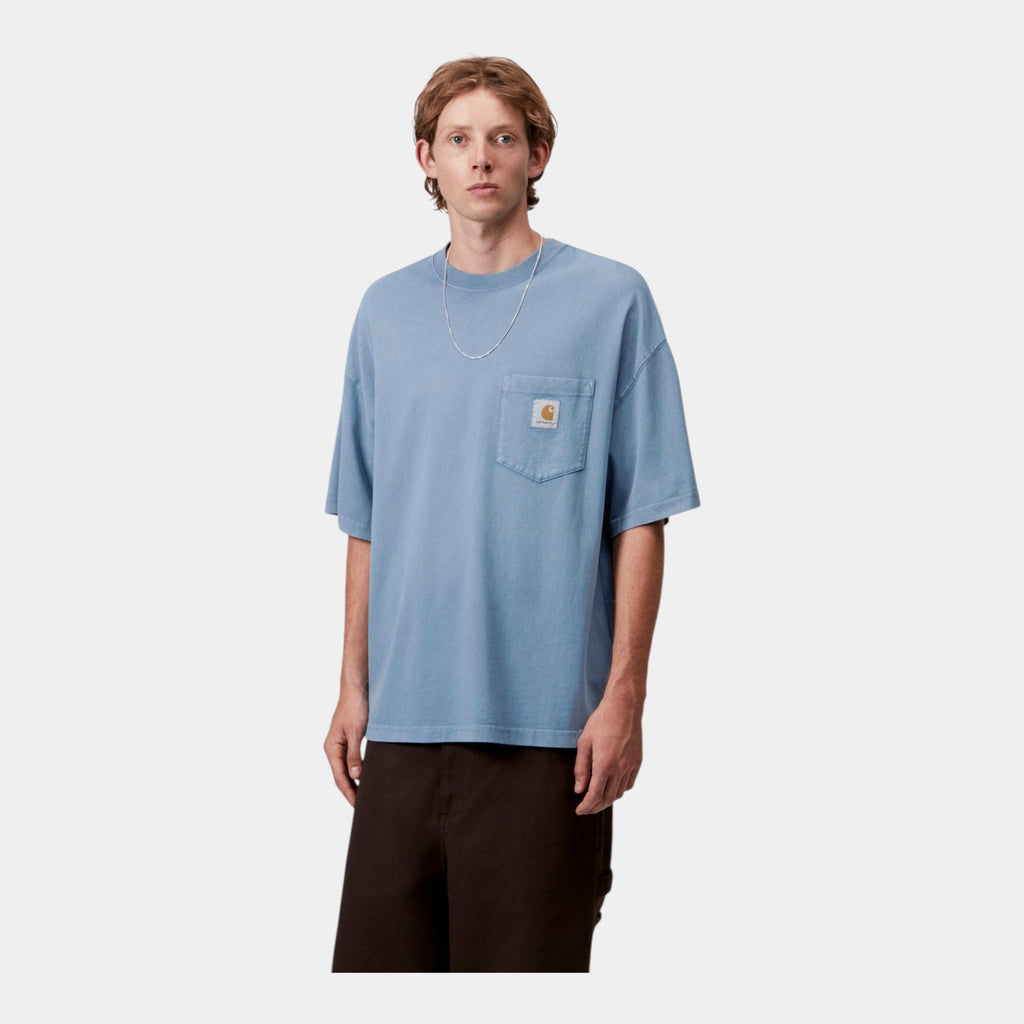CARHARTT WIP Carhartt Wip Hudson Pocket T-shirt - Azzurro - Hubert Humangoods