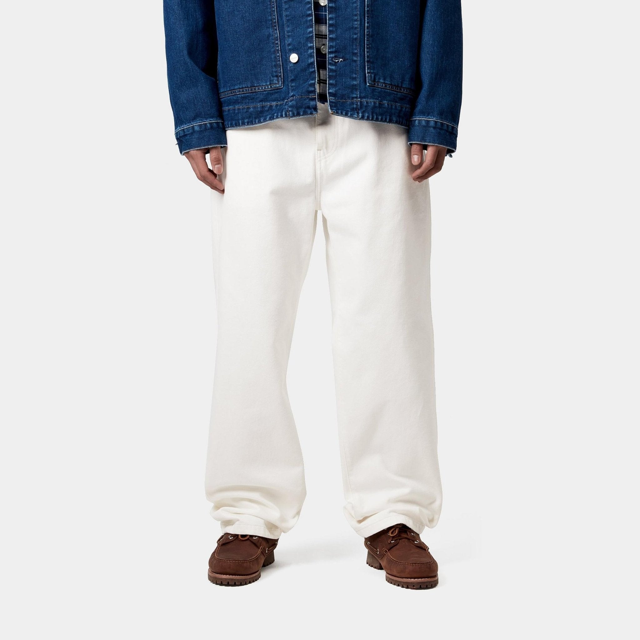 CARHARTT WIP Carhartt Wip Jeans Aaron - Bianco - Hubert Humangoods