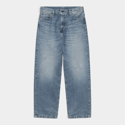 Carhartt Wip Jeans Landon effetto destroy splatter - Denim lavato