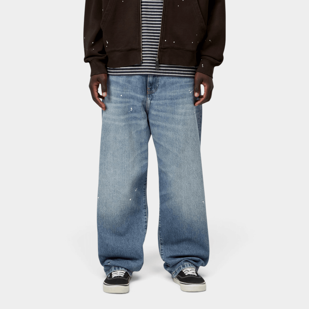 CARHARTT WIP - Carhartt Wip Jeans Landon effetto destroy splatter - Denim lavato/2 - Hubert Humangoods