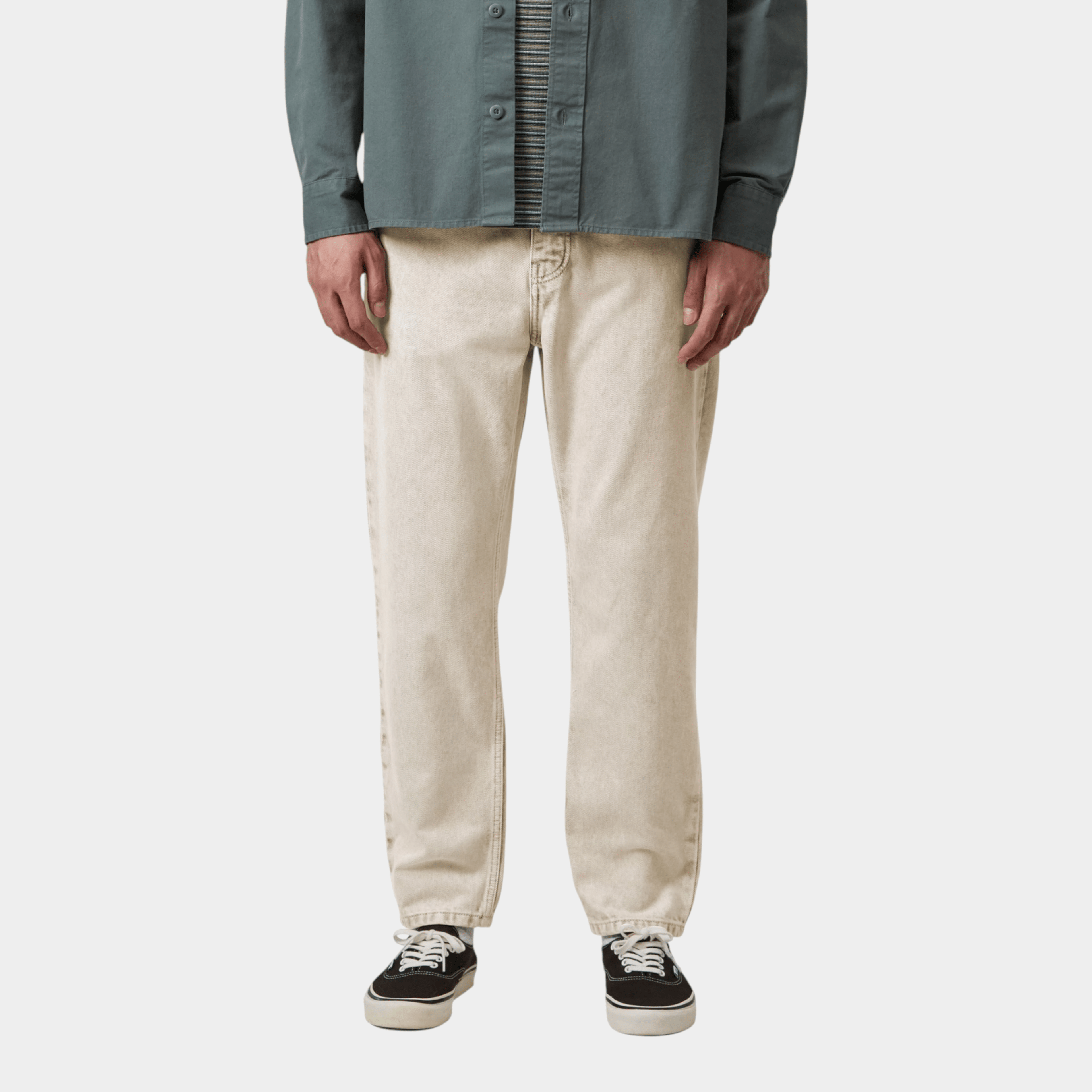 CARHARTT WIP - Carhartt Wip Jeans Newel - Denim Verde slavato/3 - Hubert Humangoods