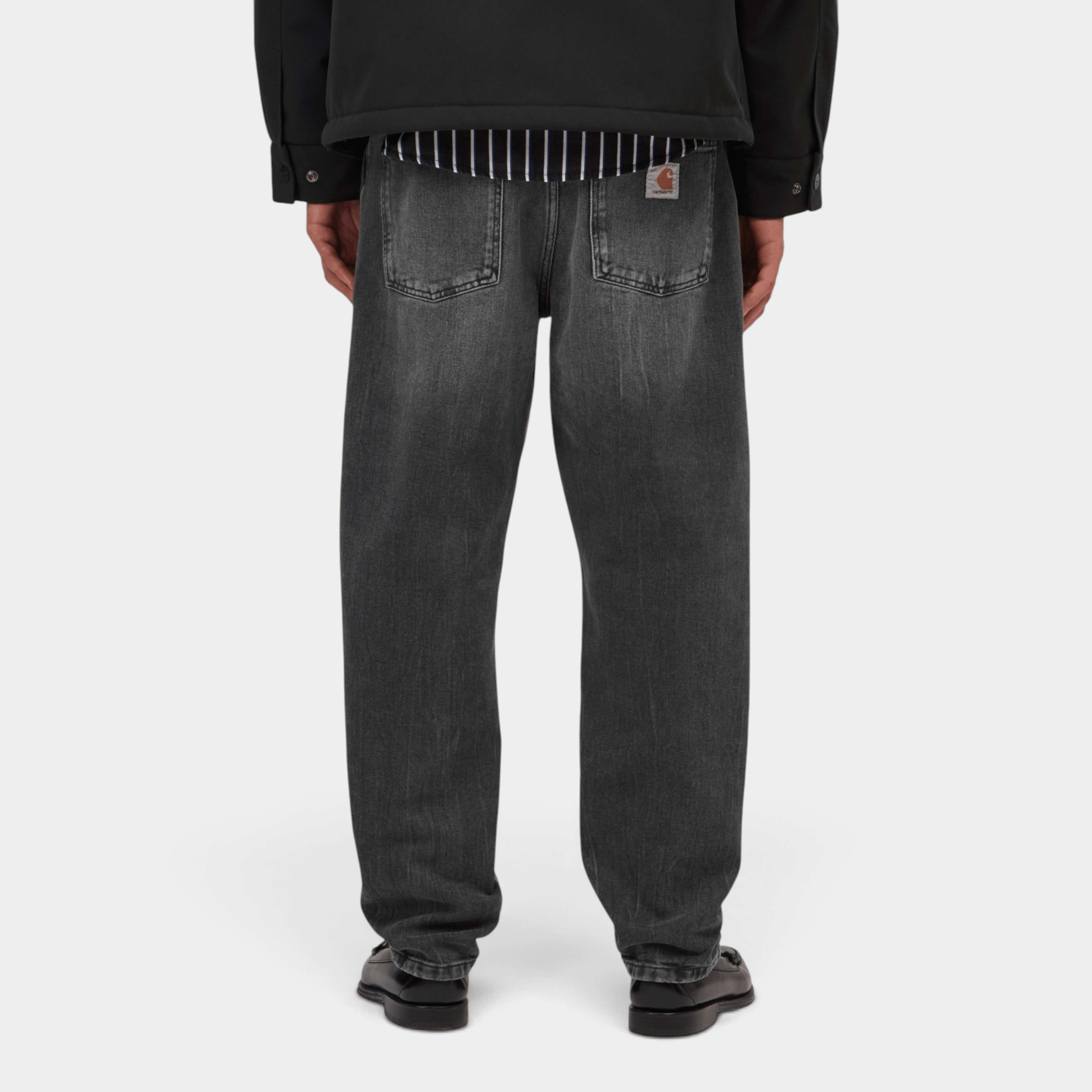 CARHARTT WIP - Carhartt Wip Jeans Newel in denim slavato - Nero/5 - Hubert Humangoods