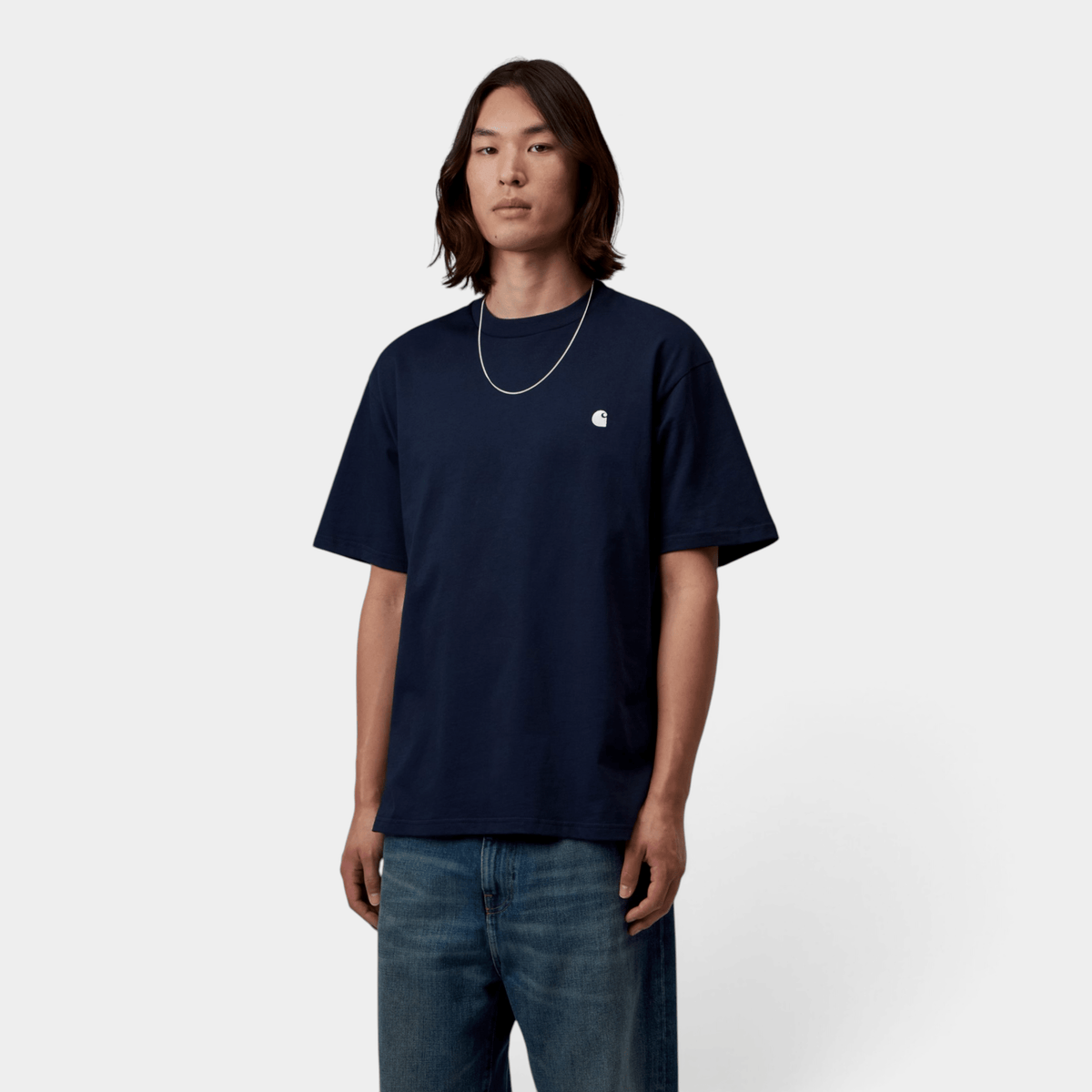 CARHARTT WIP - Carhartt Wip Madison T-shirt - Blu/2 - Hubert Humangoods