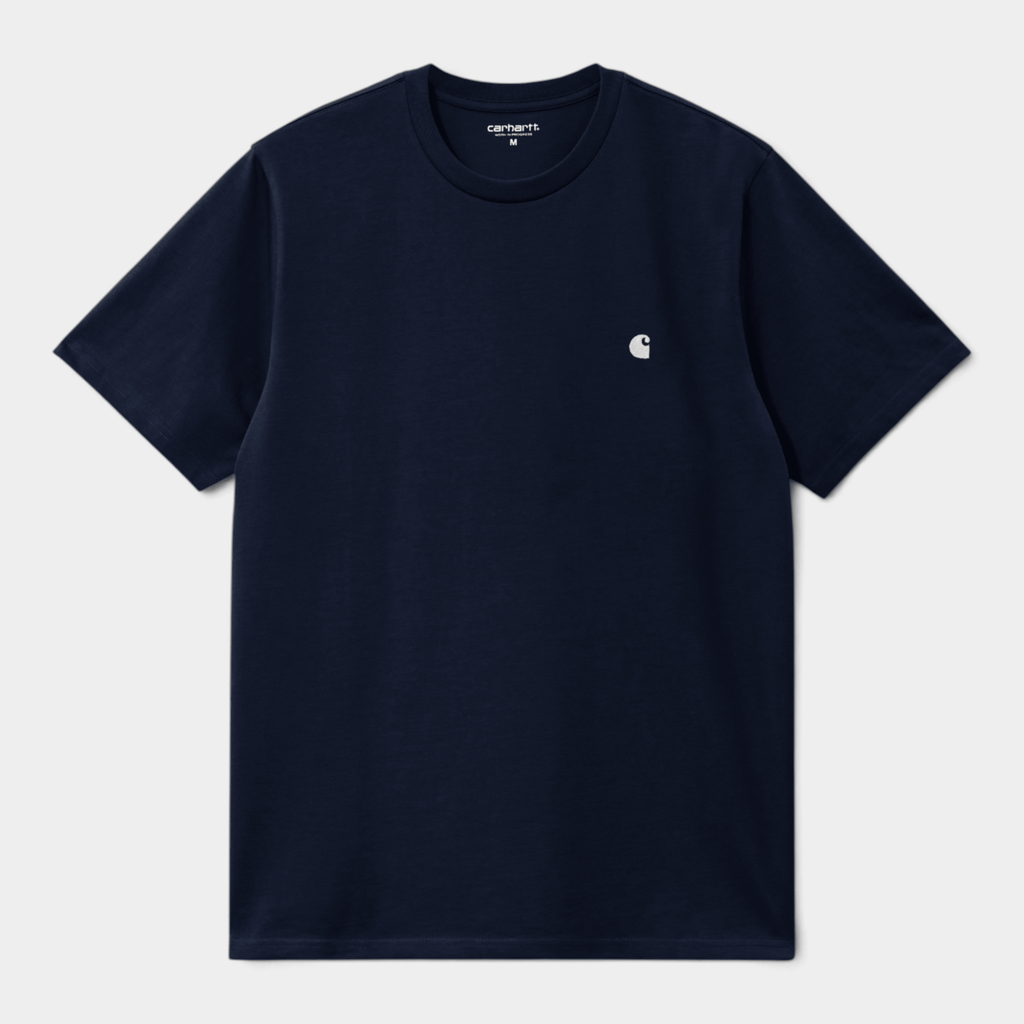 CARHARTT WIP - Carhartt Wip Madison T-shirt - Blu/1 - Hubert Humangoods