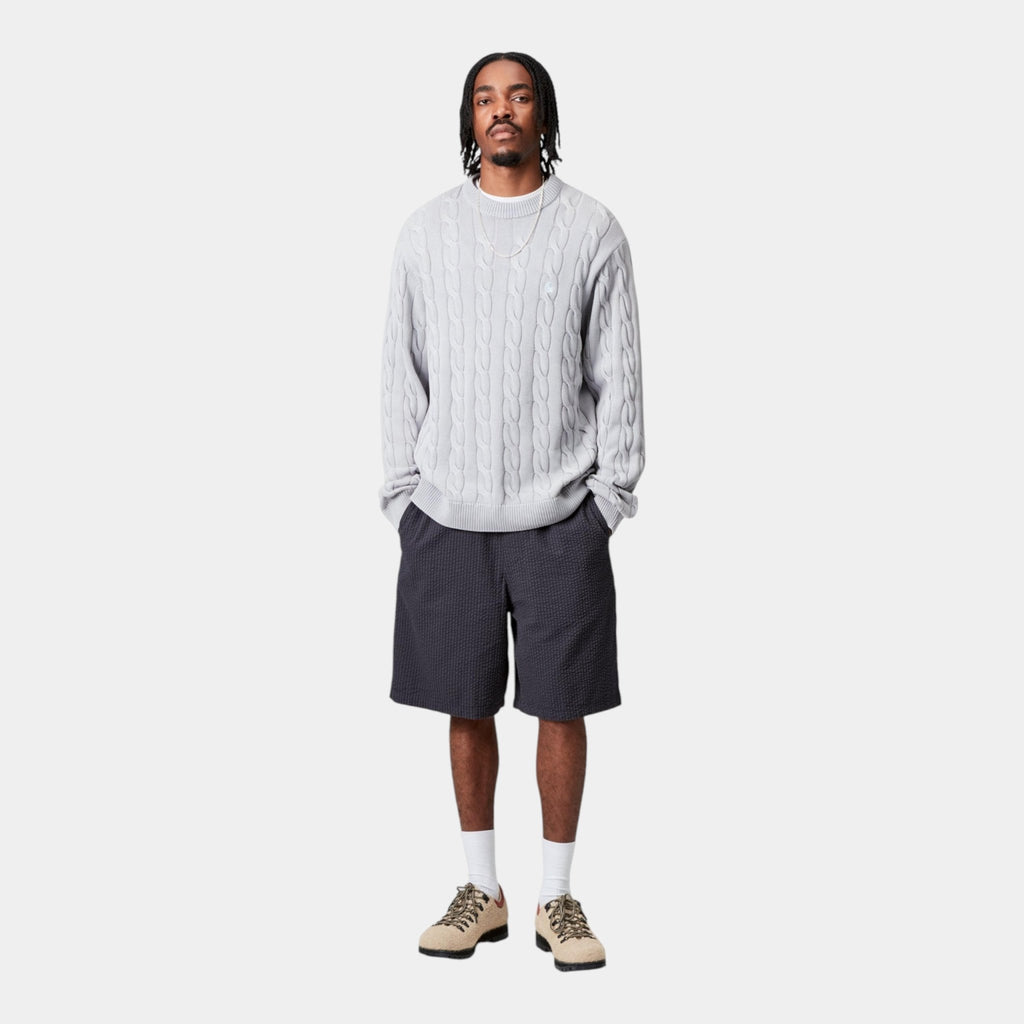 CARHARTT WIP Carhartt Wip Maglia Carter a trecce in cotone - Azzurro - Hubert Humangoods