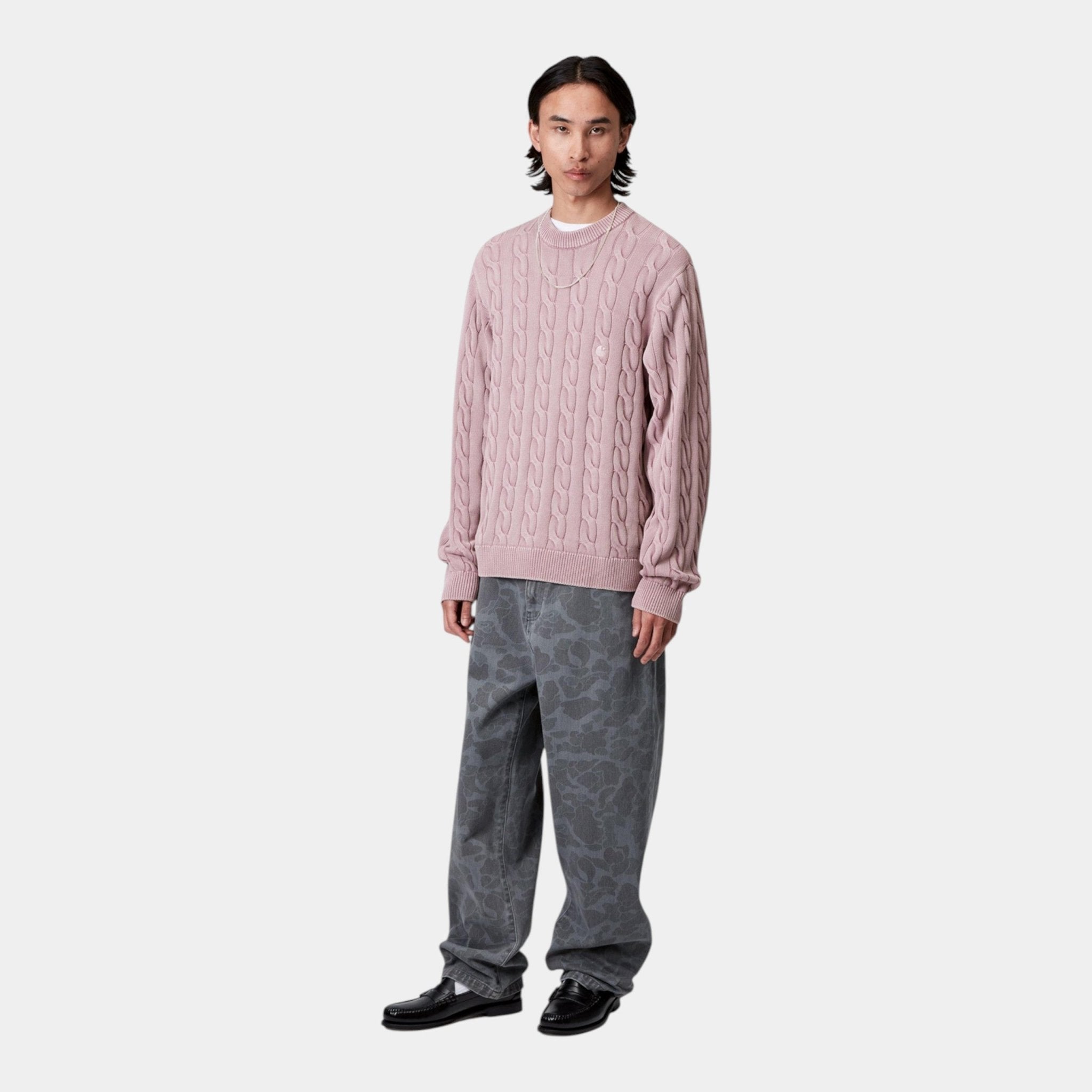 CARHARTT WIP Carhartt Wip Maglia Carter a trecce in cotone - Rosa - Hubert Humangoods