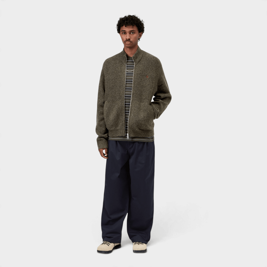 CARHARTT WIP - Carhartt Wip Maglia Curtis con zip - Militare/3 - Hubert Humangoods