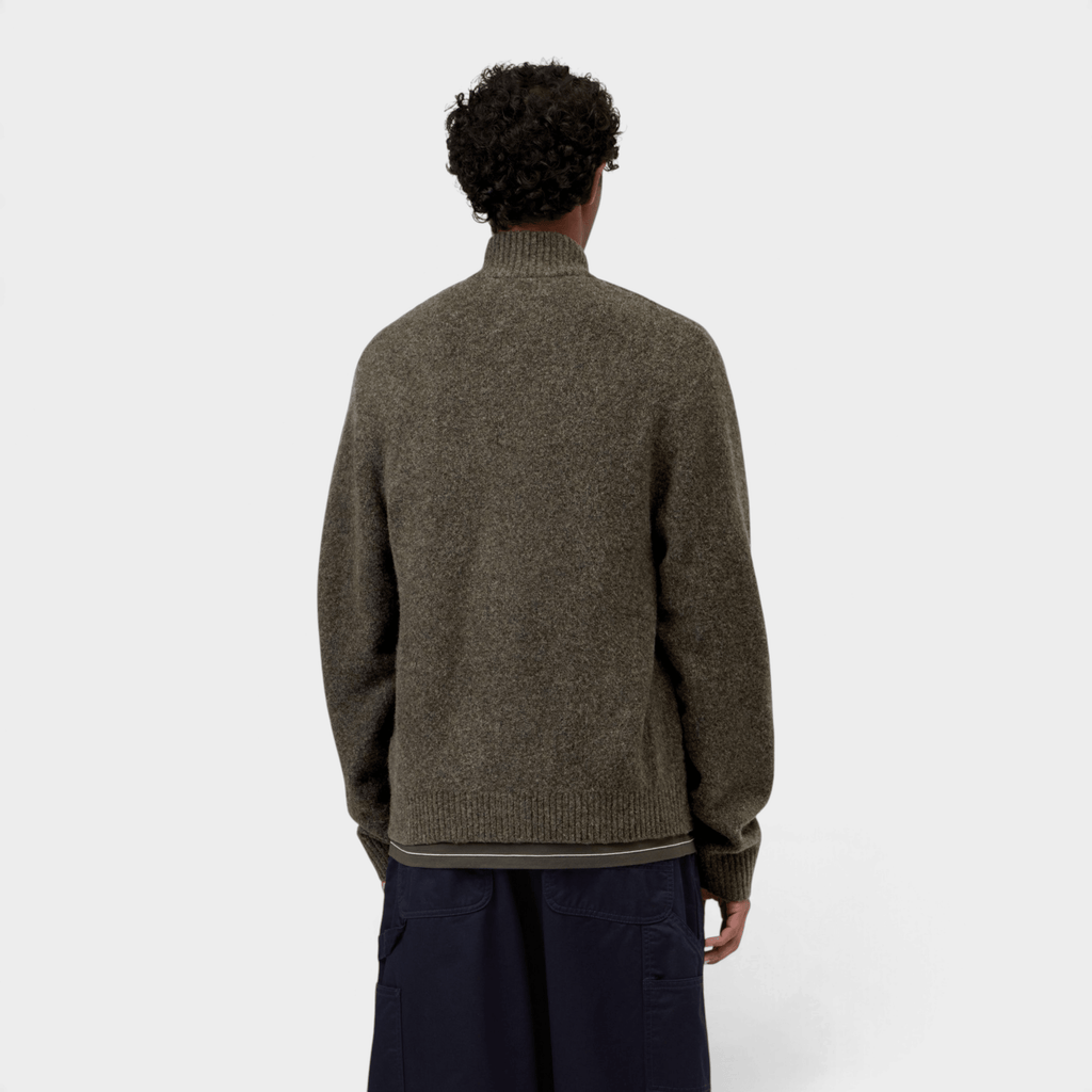 CARHARTT WIP - Carhartt Wip Maglia Curtis con zip - Militare/5 - Hubert Humangoods