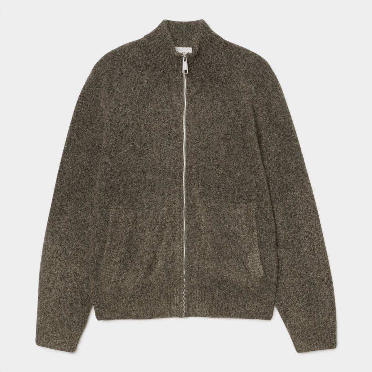 CARHARTT WIP - Carhartt Wip Maglia Curtis con zip - Militare/1 - Hubert Humangoods