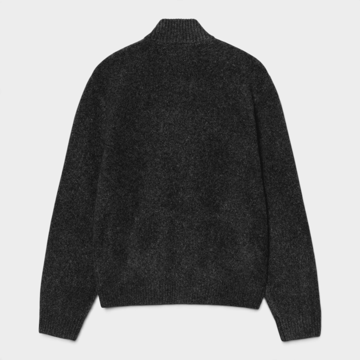 CARHARTT WIP - Carhartt Wip Maglia Curtis con zip - Nero/6 - Hubert Humangoods