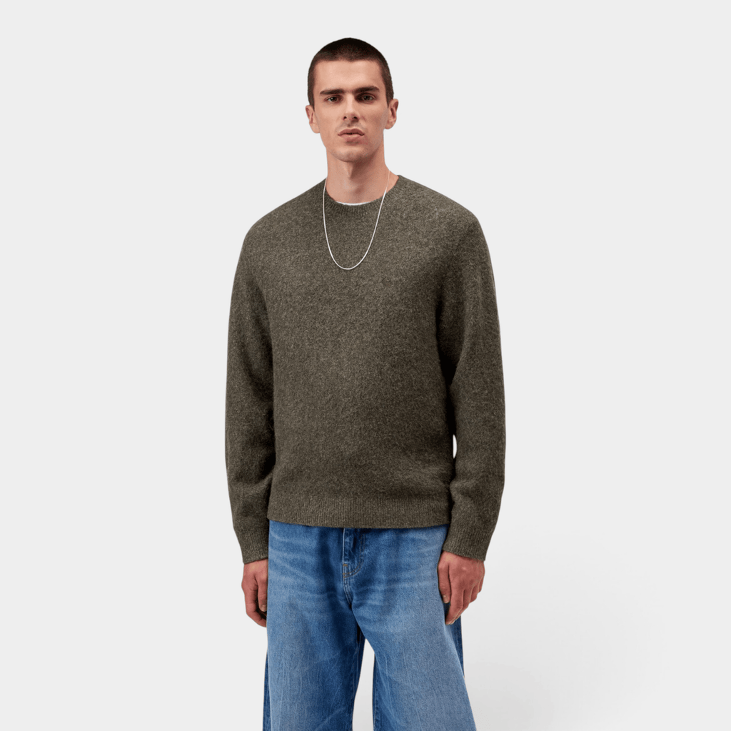 CARHARTT WIP - Carhartt Wip Maglia Curtis girocollo - Verde/2 - Hubert Humangoods