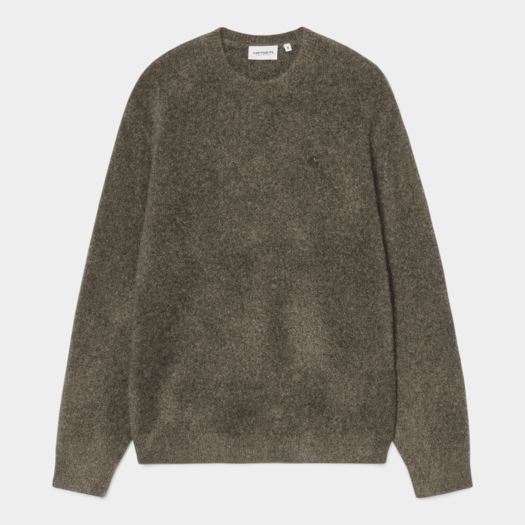 CARHARTT WIP - Carhartt Wip Maglia Curtis girocollo - Verde/1 - Hubert Humangoods