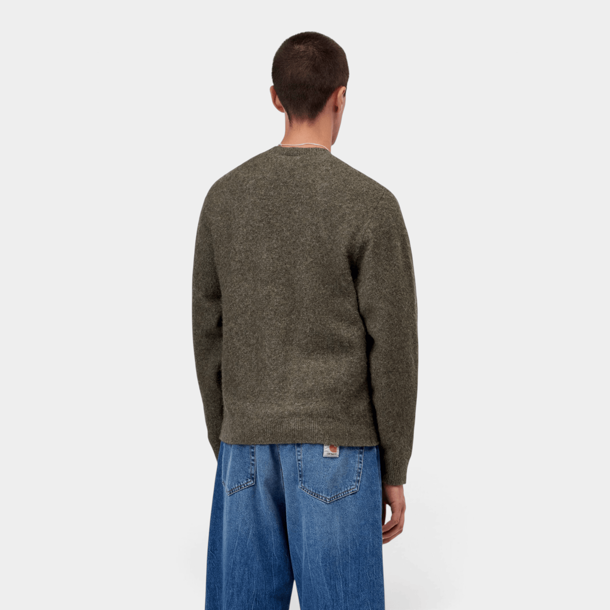 CARHARTT WIP - Carhartt Wip Maglia Curtis girocollo - Verde/4 - Hubert Humangoods