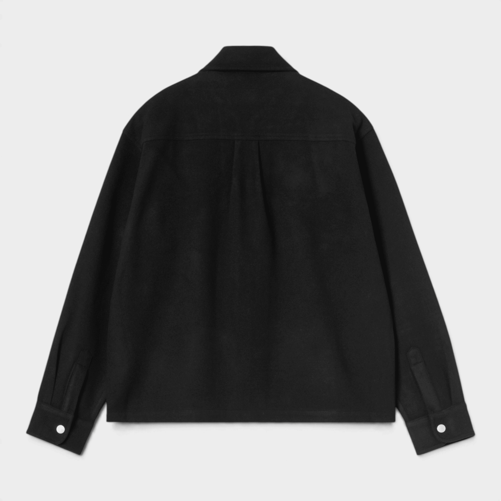 CARHARTT WIP - Carhartt Wip Overshirt Atoka in panno di lana - Nero/7 - Hubert Humangoods
