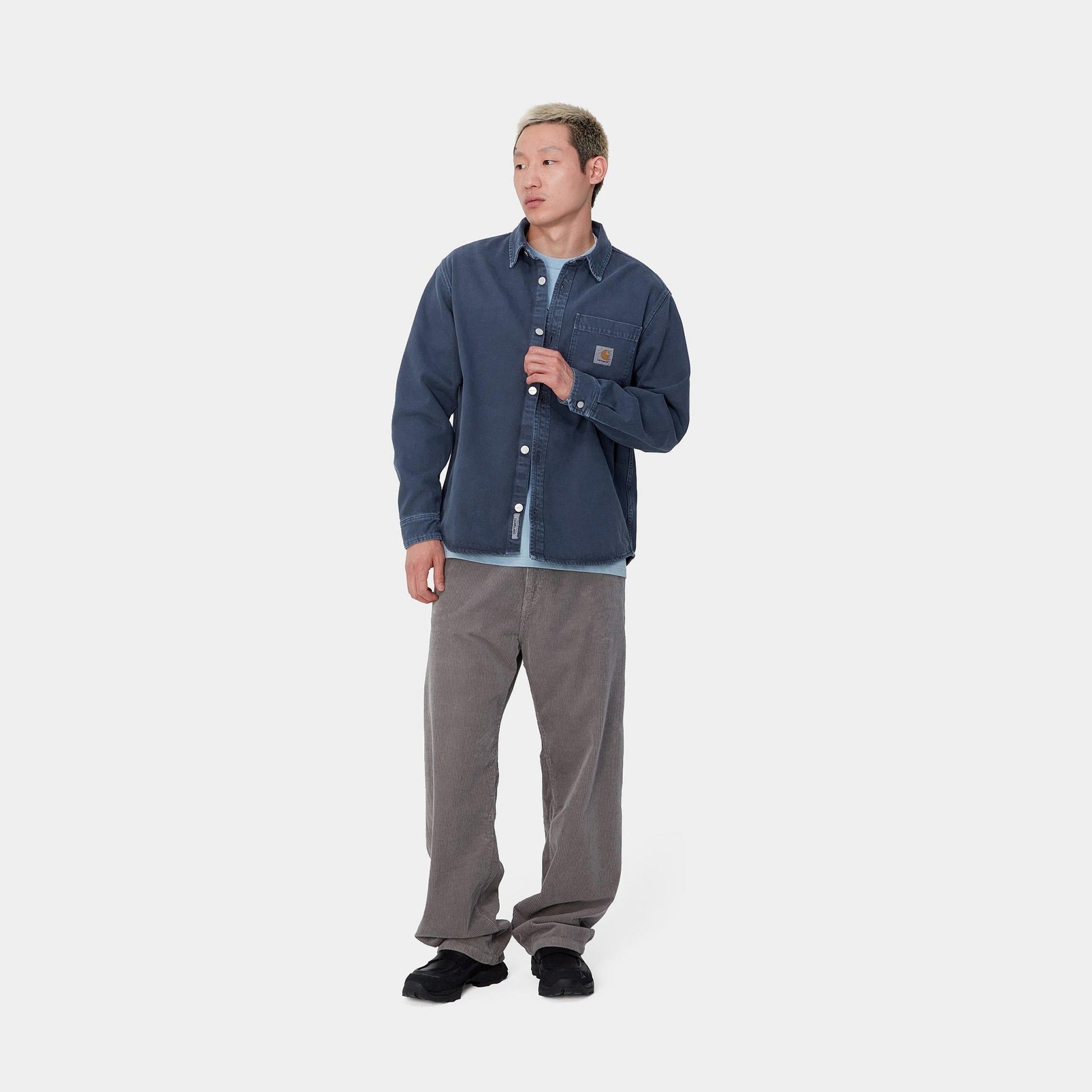 CARHARTT WIP Carhartt Wip Overshirt George - Blu - Hubert Humangoods