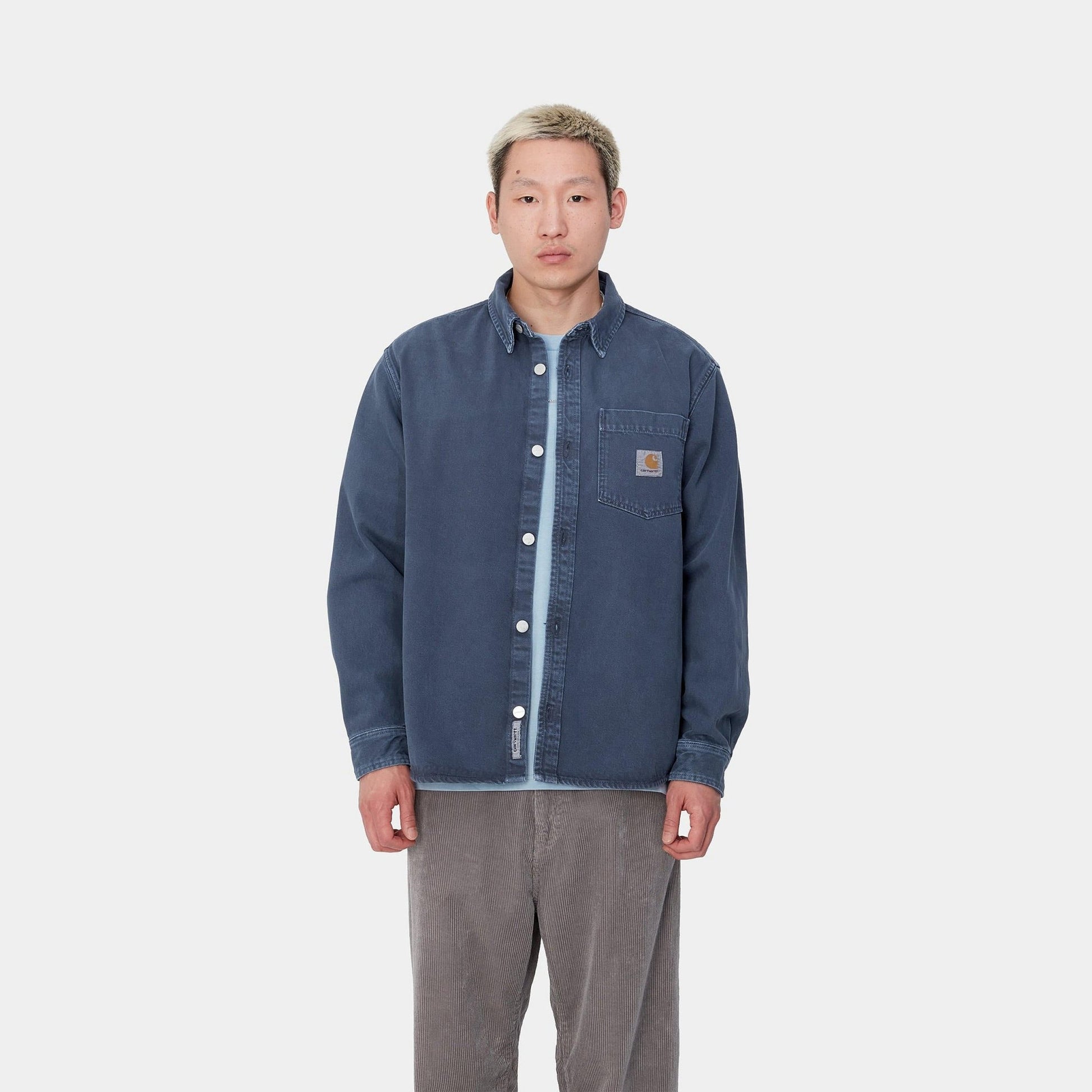 CARHARTT WIP Carhartt Wip Overshirt George - Blu - Hubert Humangoods