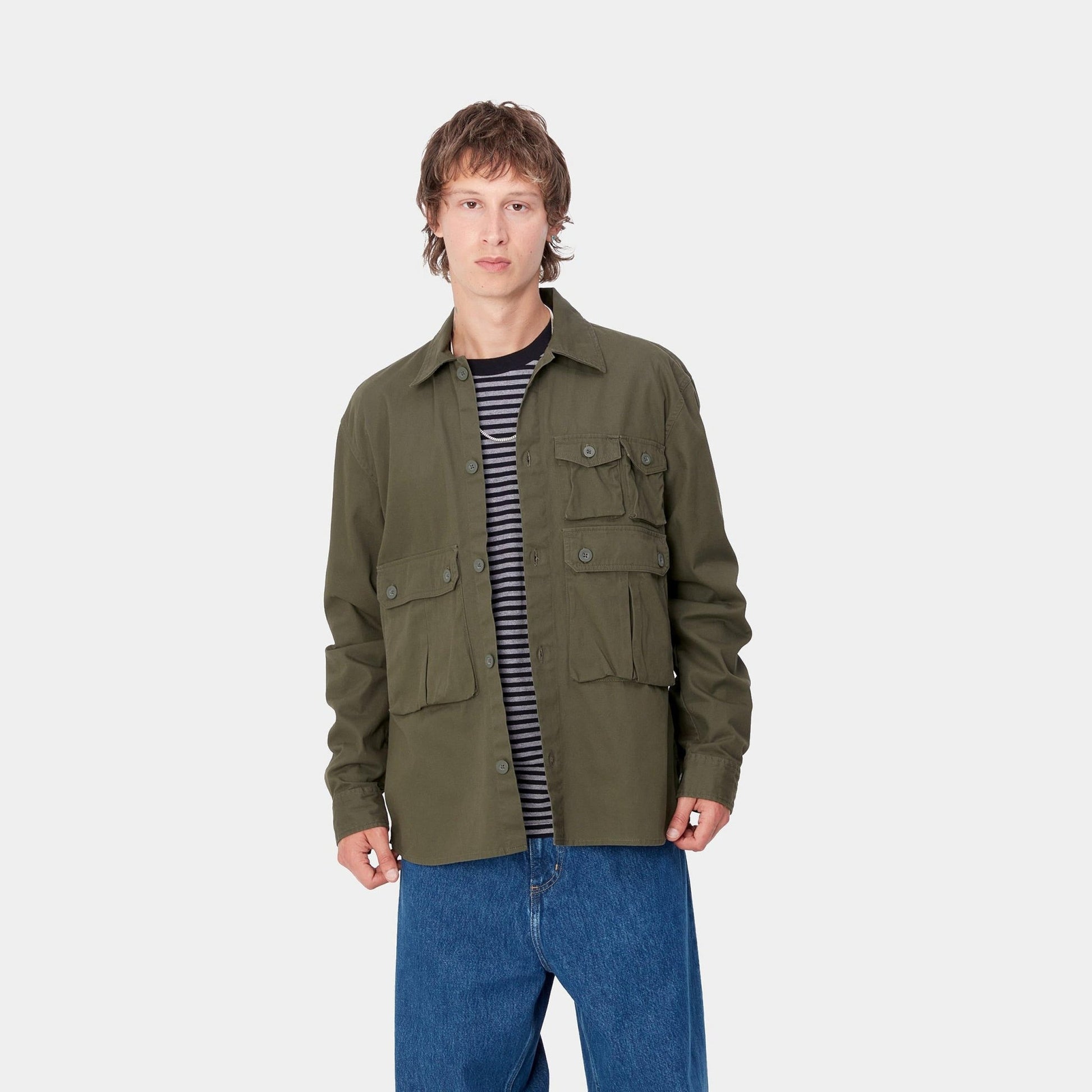 CARHARTT WIP Carhartt Wip Overshirt Tracker - Militare - Hubert Humangoods