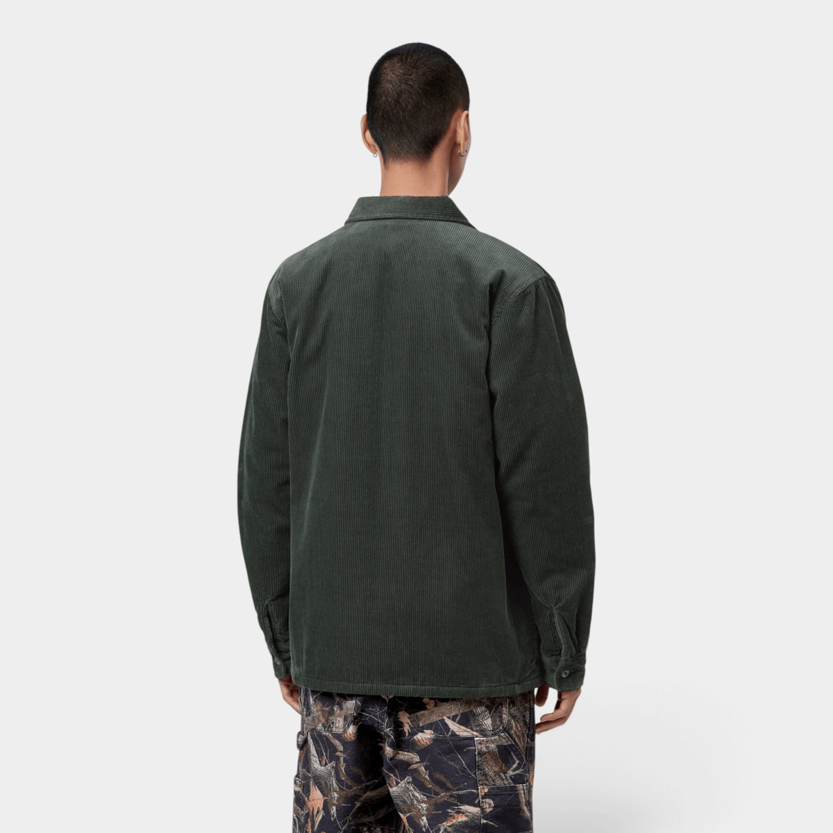 CARHARTT WIP - Carhartt Wip Overshirt Whitsome in velluto a coste - Verde/5 - Hubert Humangoods