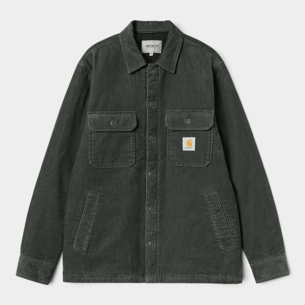 CARHARTT WIP - Carhartt Wip Overshirt Whitsome in velluto a coste - Verde/1 - Hubert Humangoods