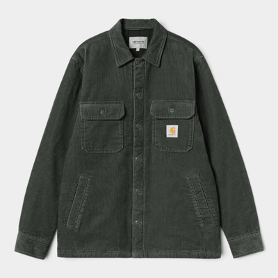 Carhartt Wip Overshirt Whitsome in velluto a coste - Verde