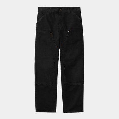 CARHARTT WIP Carhartt Wip Pantalone double Knee in canvas - Nero - Hubert Humangoods