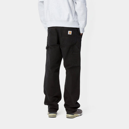 CARHARTT WIP Carhartt Wip Pantalone double Knee in canvas - Nero - Hubert Humangoods