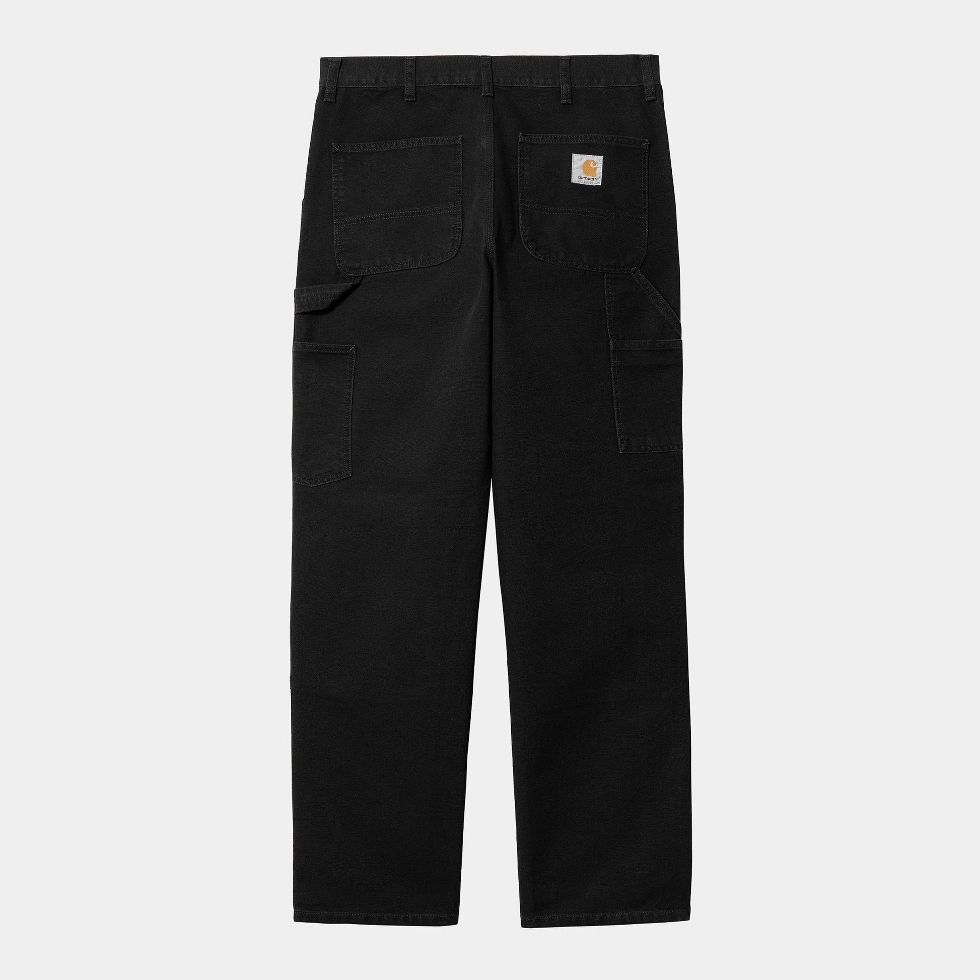 CARHARTT WIP Carhartt Wip Pantalone double Knee in canvas - Nero - Hubert Humangoods