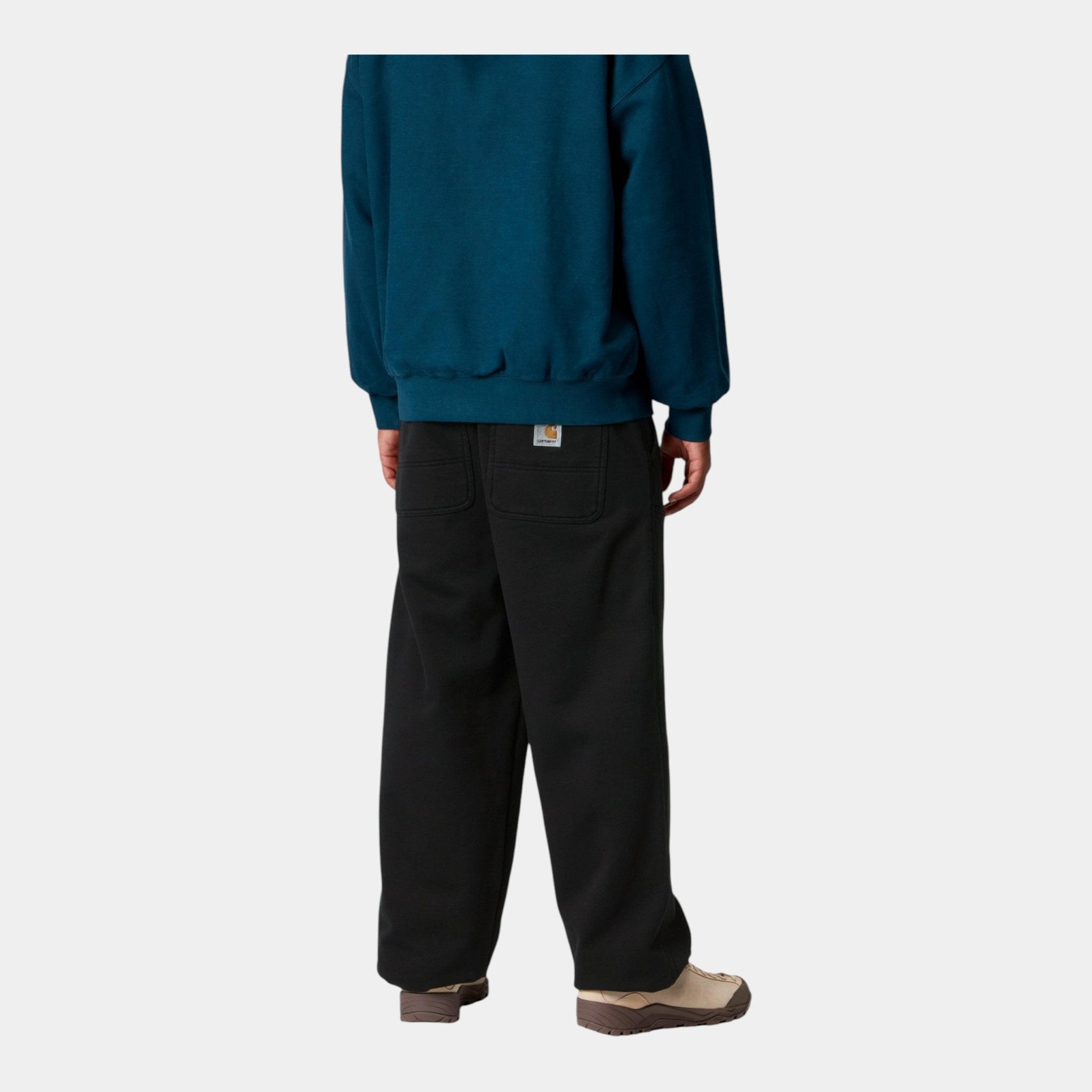 CARHARTT WIP Carhartt Wip Pantalone in felpa Double knee - Nero - Hubert Humangoods