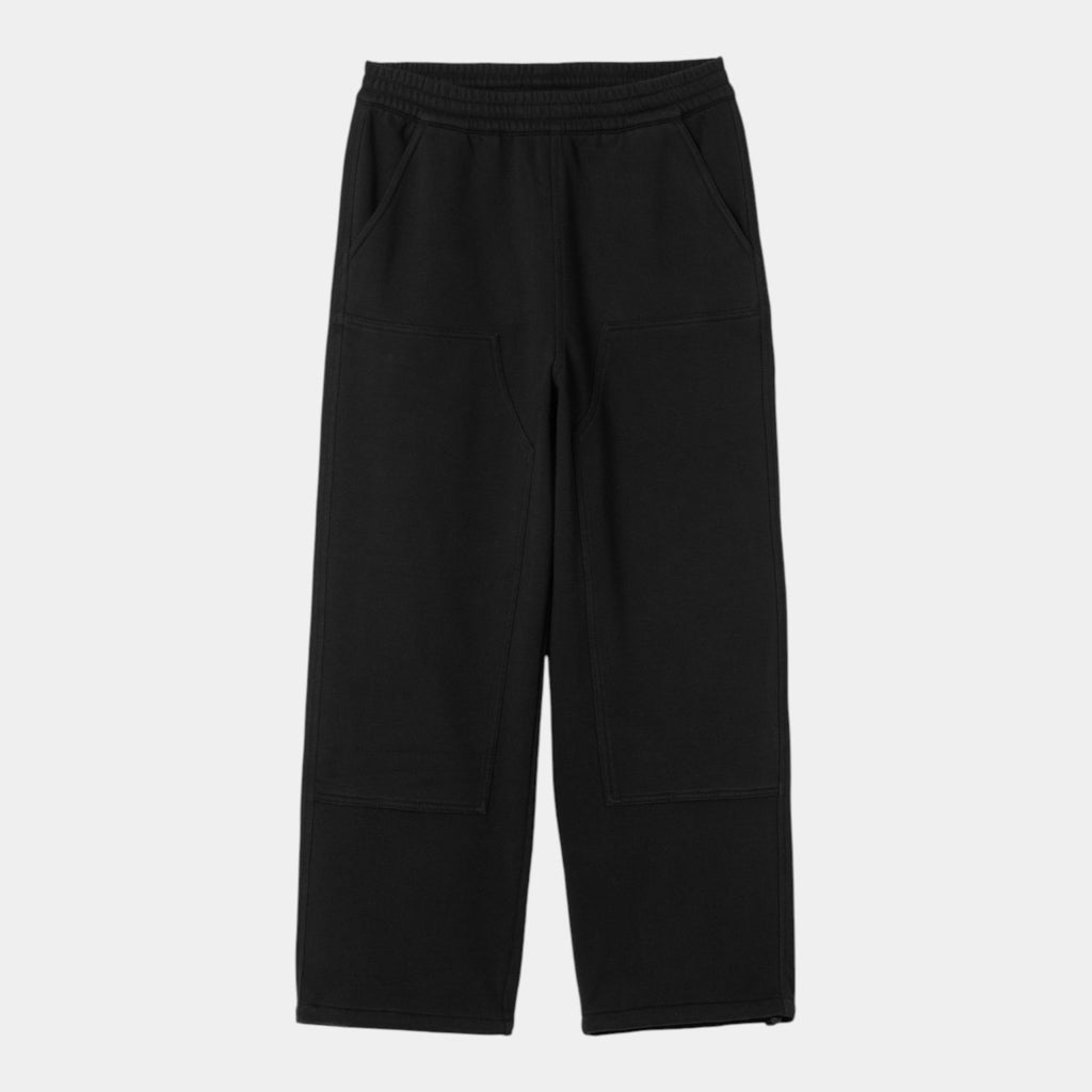 CARHARTT WIP - Carhartt Wip Pantalone in felpa Double knee - Nero/1 - Hubert Humangoods