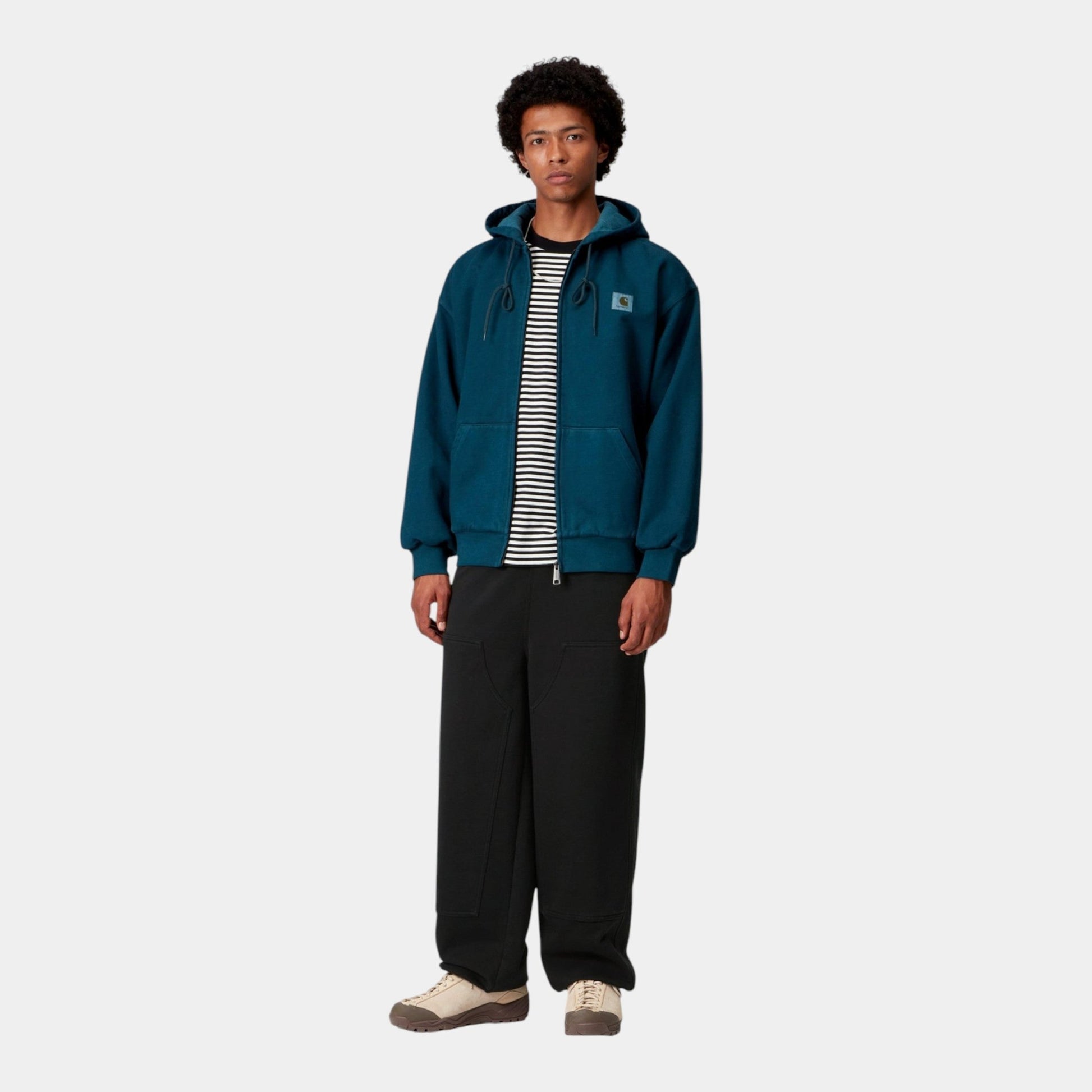 CARHARTT WIP Carhartt Wip Pantalone in felpa Double knee - Nero - Hubert Humangoods
