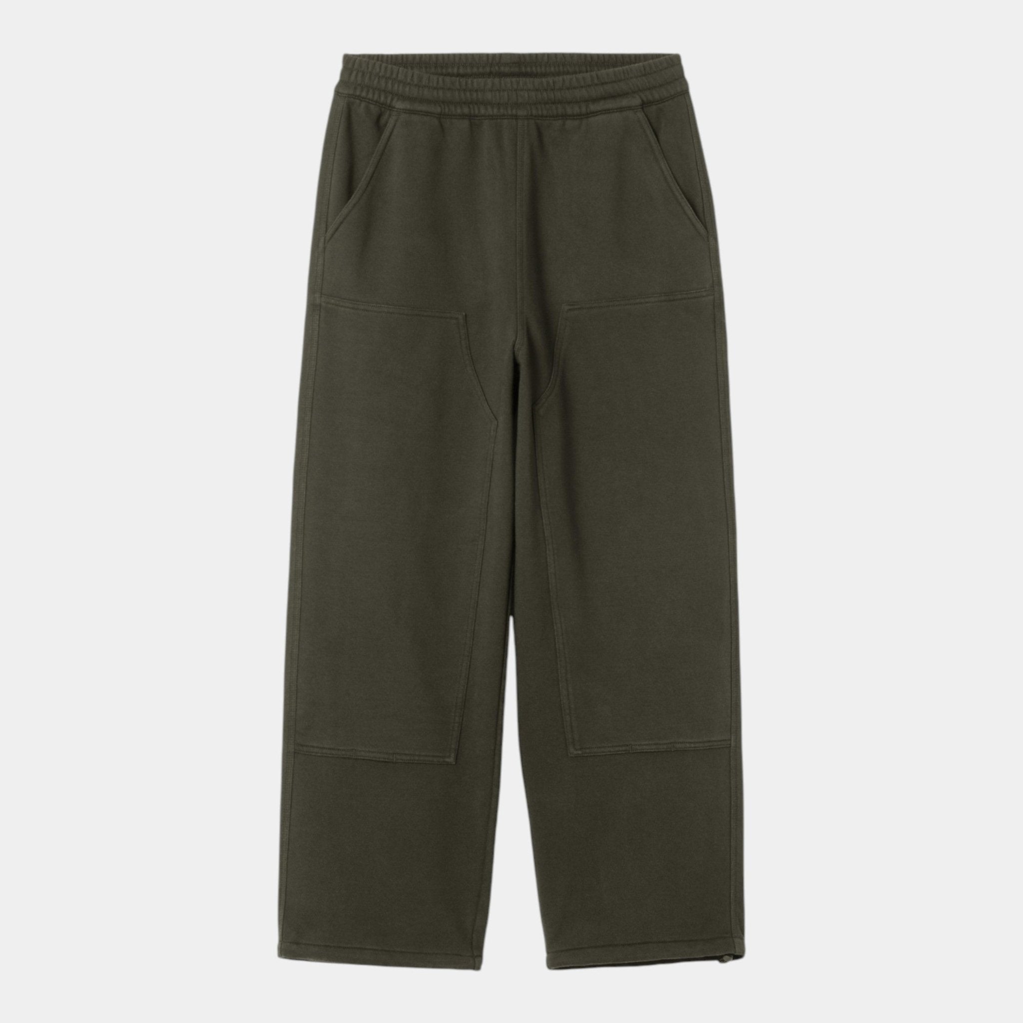 CARHARTT WIP Carhartt Wip Pantalone in felpa Double knee - Oliva - Hubert Humangoods