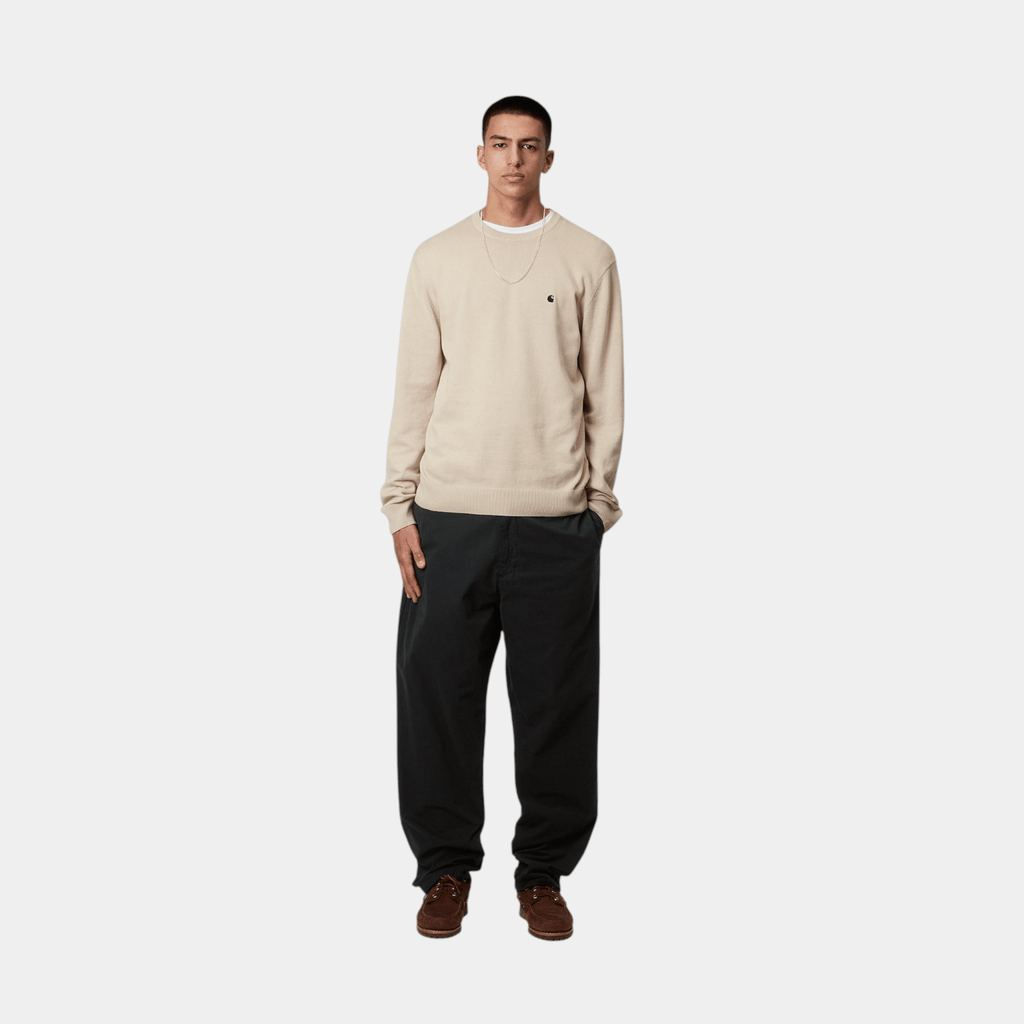 CARHARTT WIP - Carhartt Wip Pantaloni Calder in Poplin - Nero/3 - Hubert Humangoods
